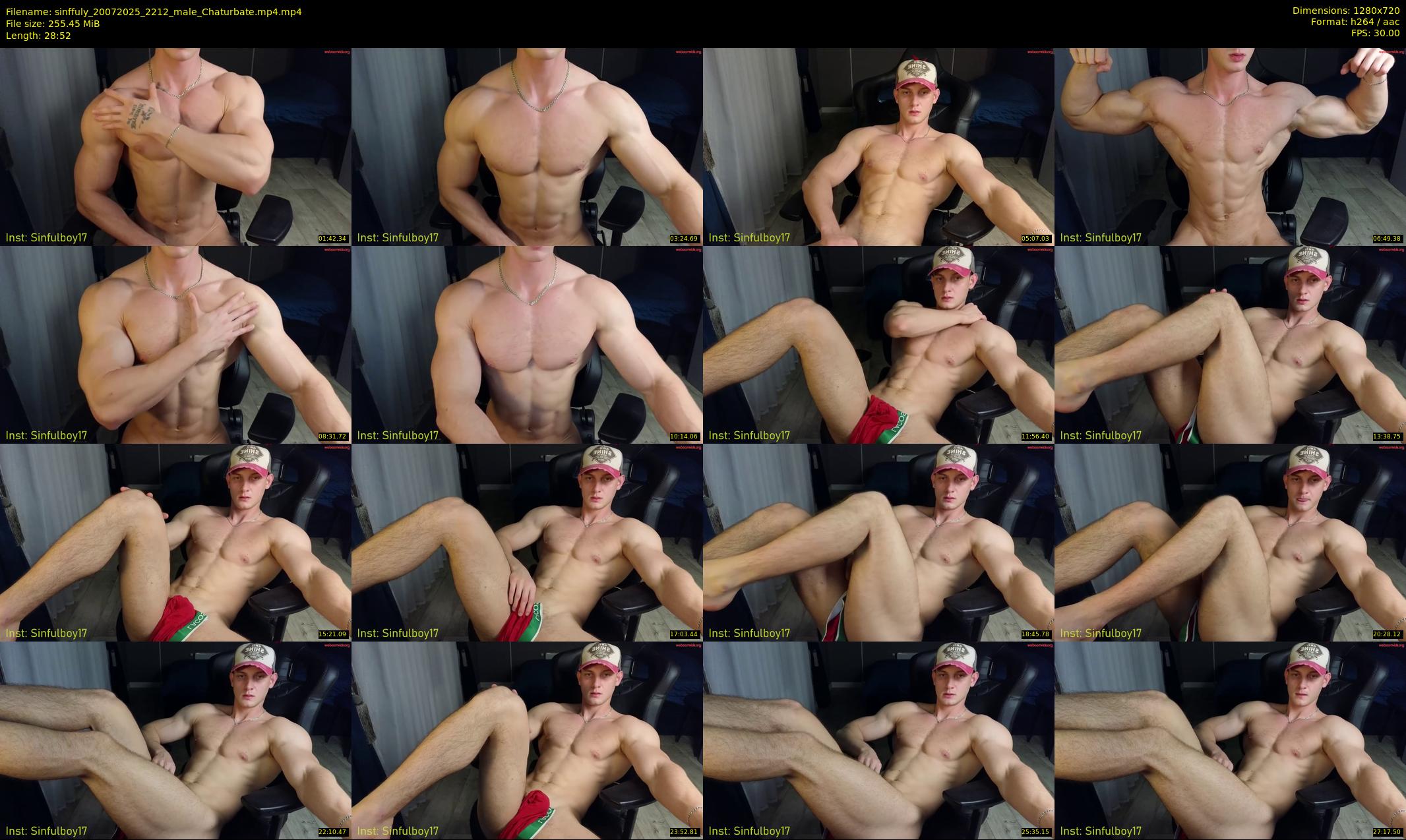 sinffuly — 29 minute Chaturbate male cam show recording, 720p, Jul 20, 2025
