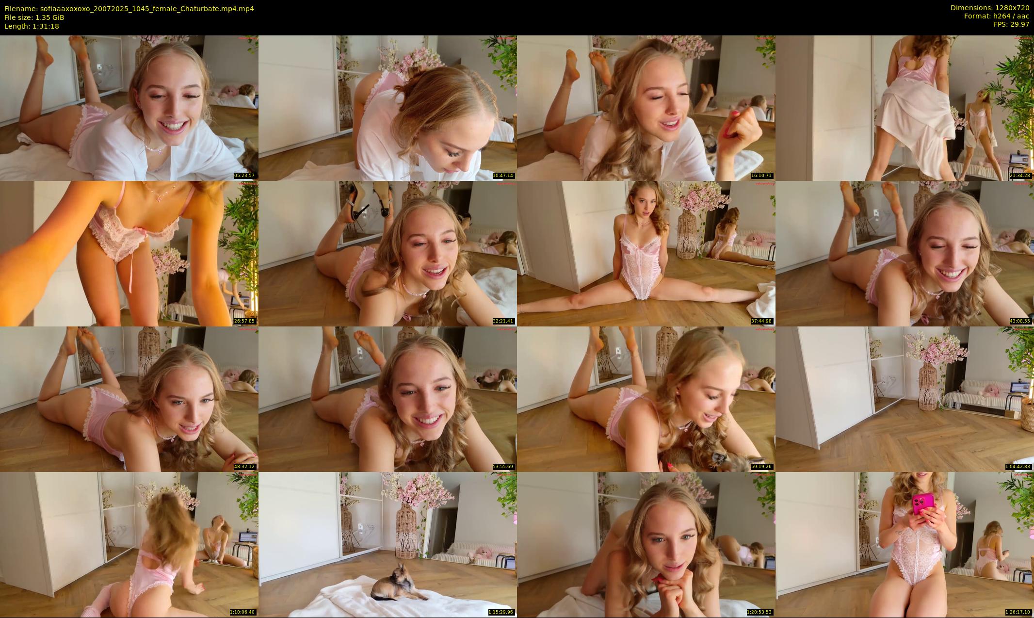 sofiaaaxoxoxo — 92 minute Chaturbate female cam show recording, 720p, Jul 20, 2025