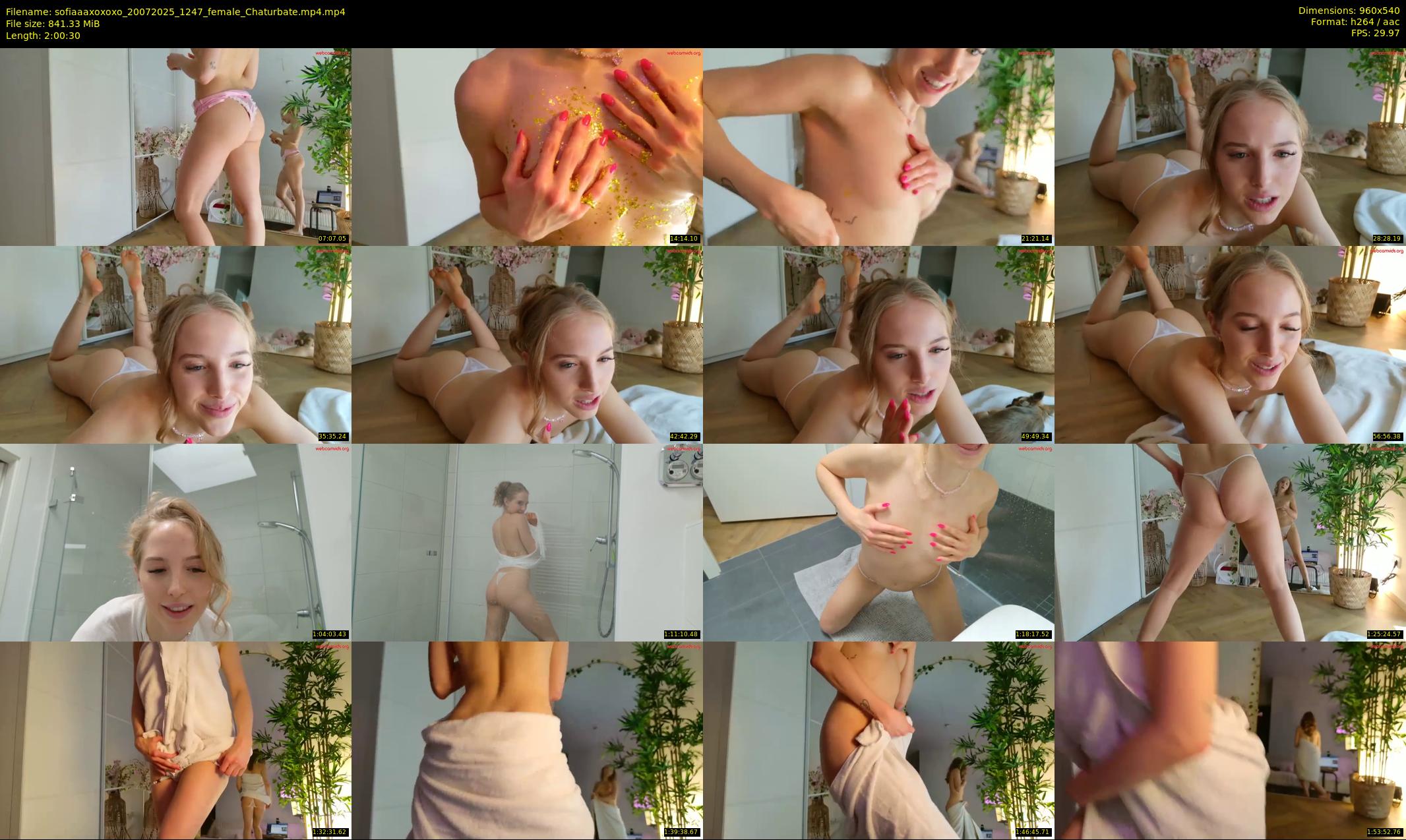 sofiaaaxoxoxo — 121 minute Chaturbate female cam show recording, 480p, Jul 20, 2025