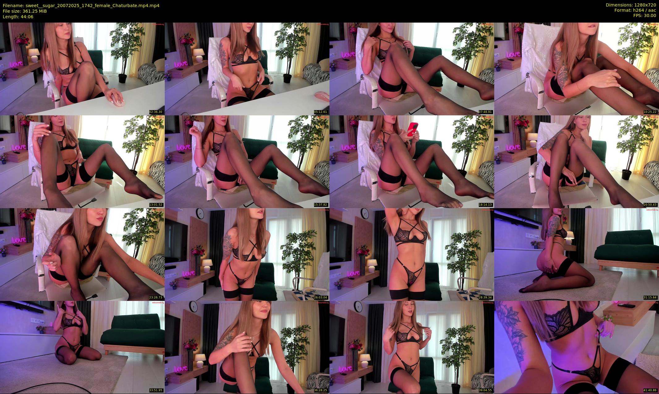sweet__sugar — 45 minute Chaturbate female cam show recording, 720p, Jul 20, 2025