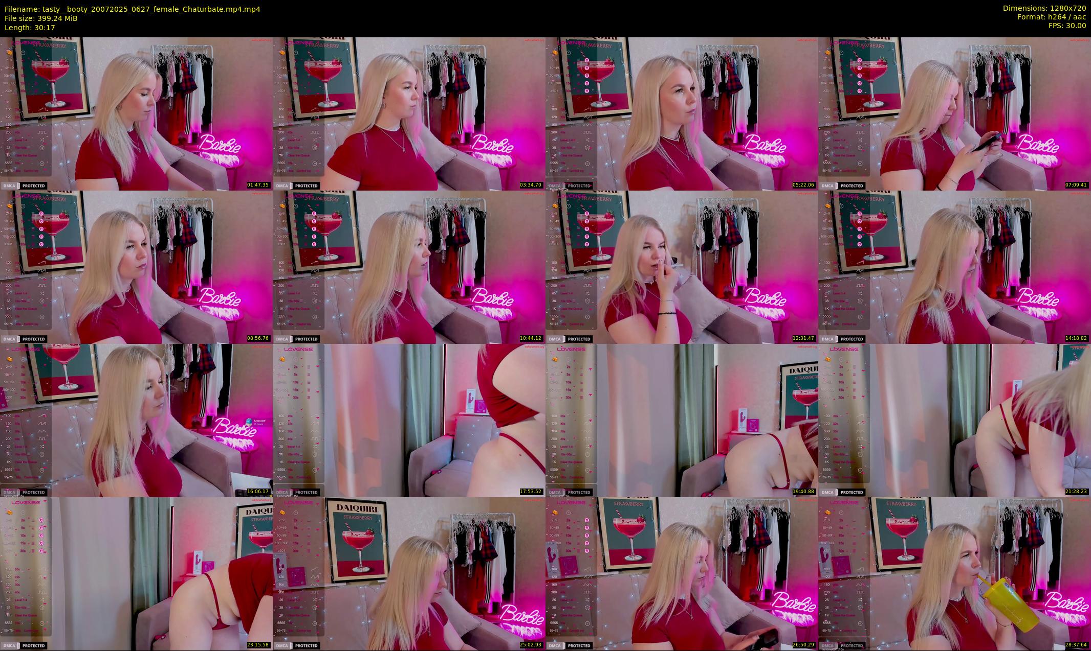 tasty__booty — 31 minute Chaturbate female cam show recording, 720p, Jul 20, 2025