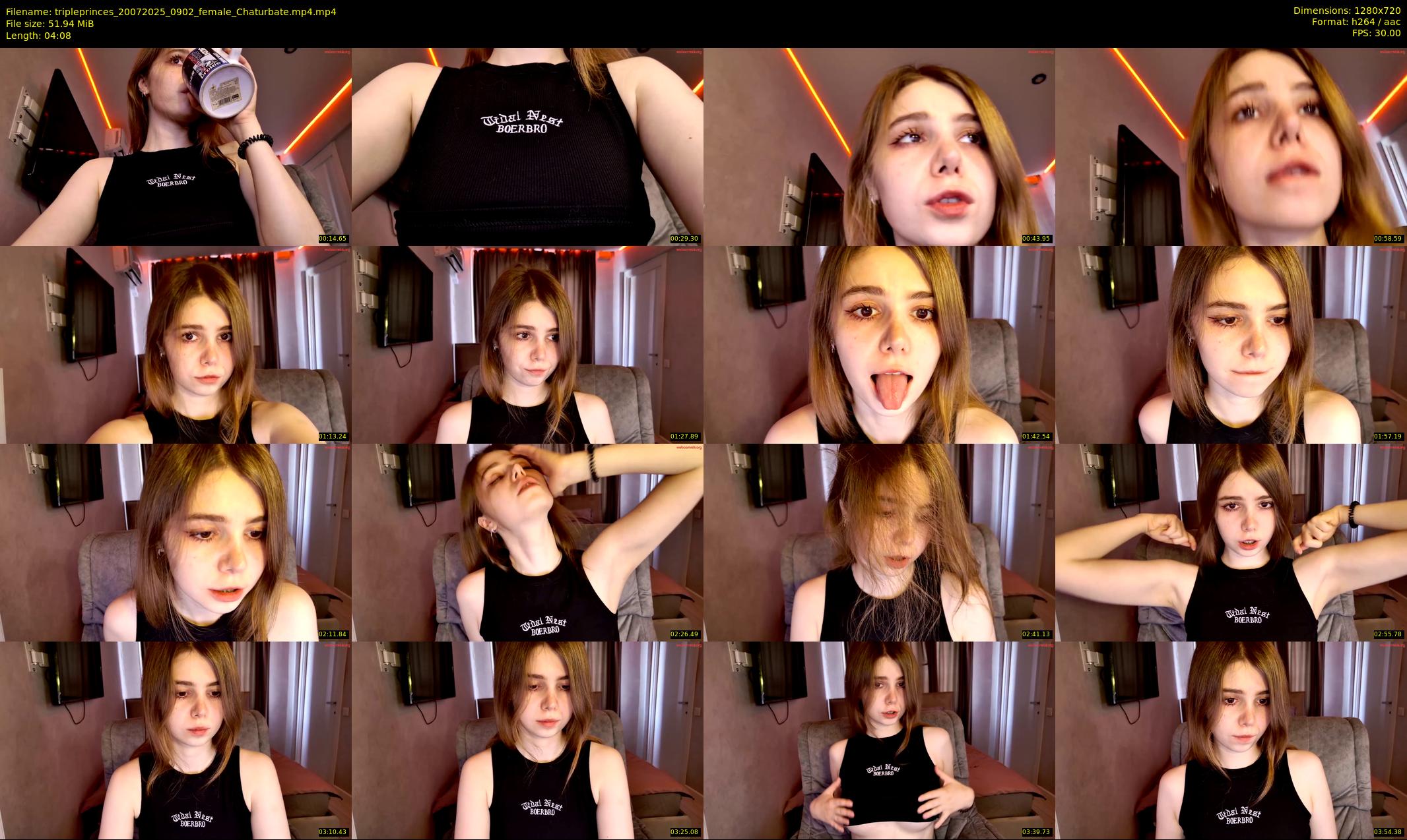 tripleprinces — 5 minute Chaturbate female cam show recording, 720p, Jul 20, 2025