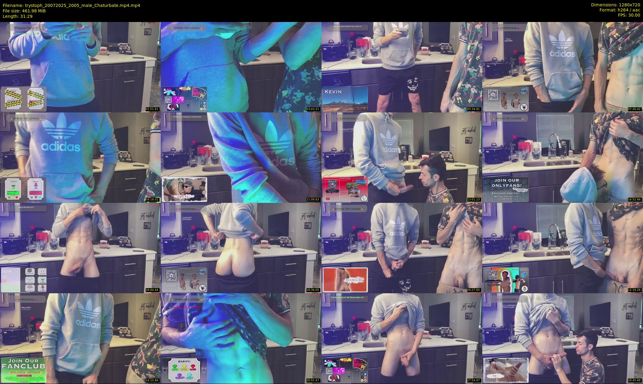 trystoph — 32 minute Chaturbate male cam show recording, 720p, Jul 20, 2025