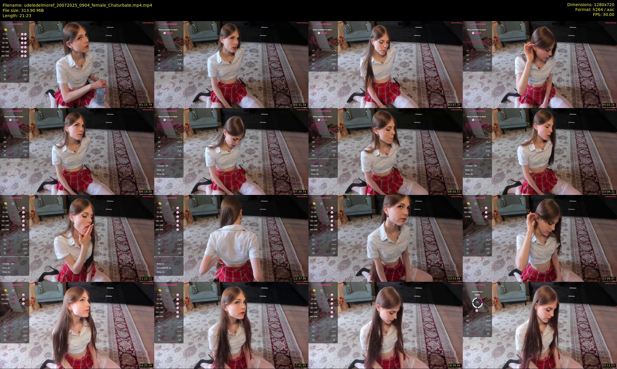 udeledelmoref — 22 minute Chaturbate female cam show recording, 720p, Jul 20, 2025