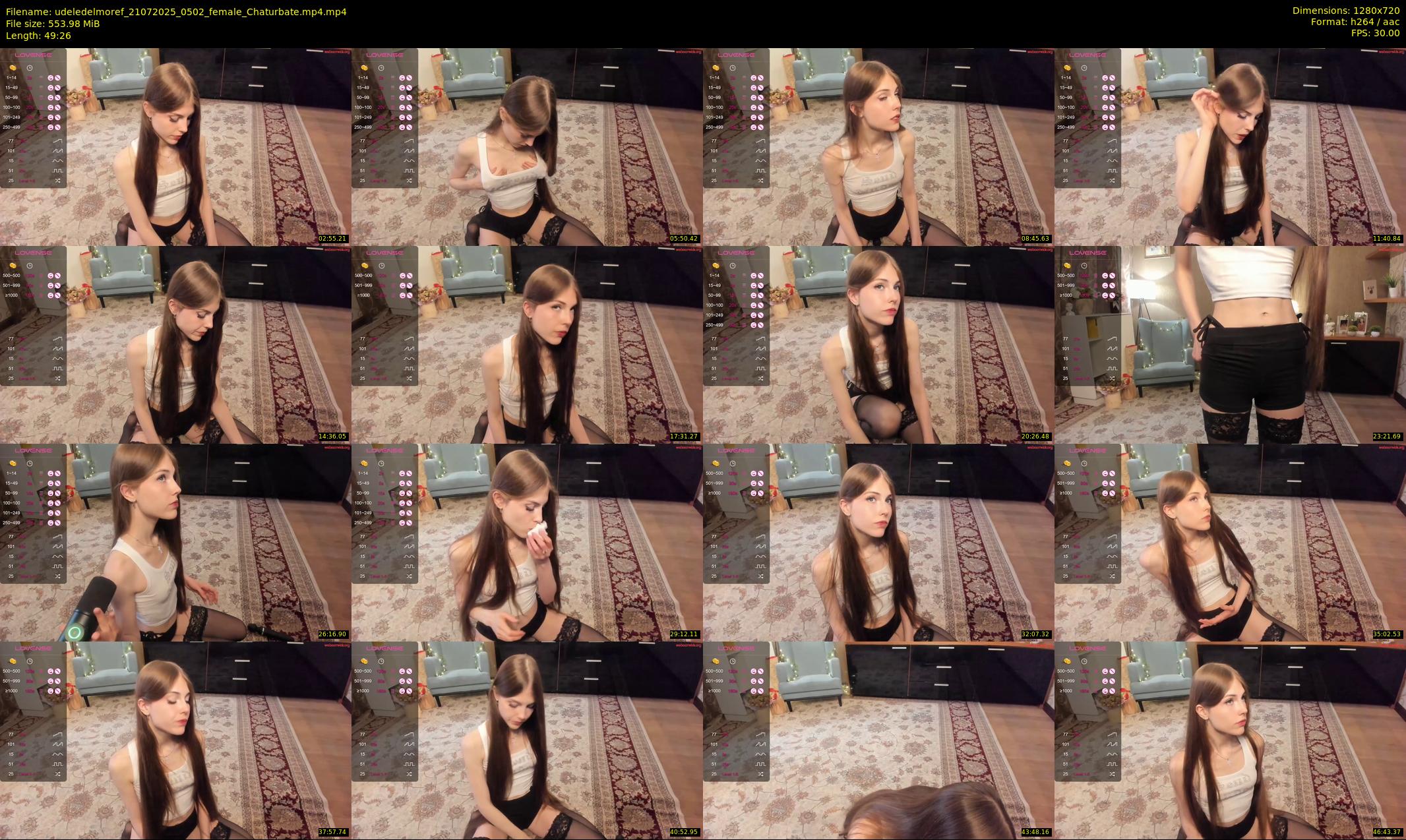 udeledelmoref — 50 minute Chaturbate female cam show recording, 720p, Jul 21, 2025