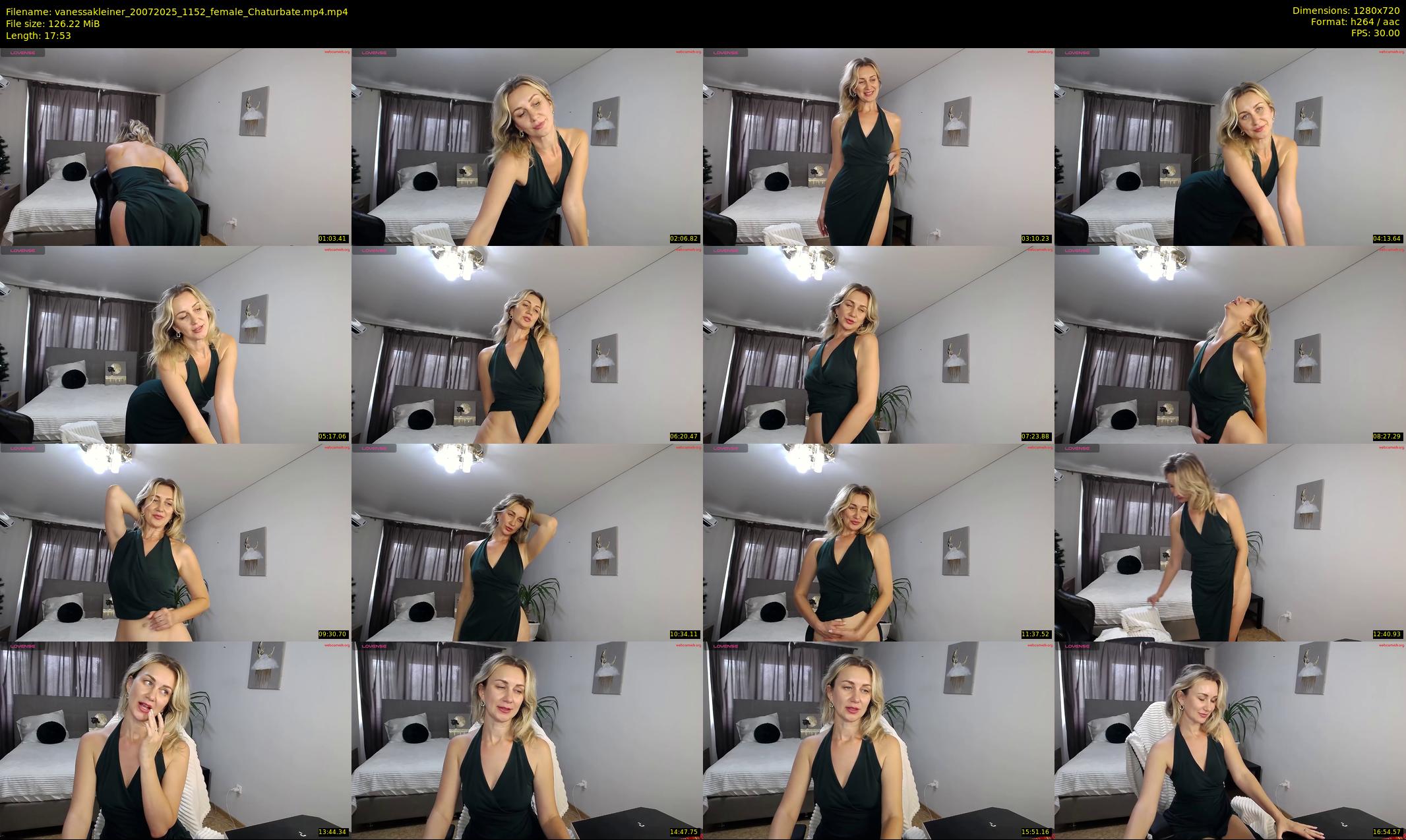 vanessakleiner — 18 minute Chaturbate female cam show recording, 720p, Jul 20, 2025