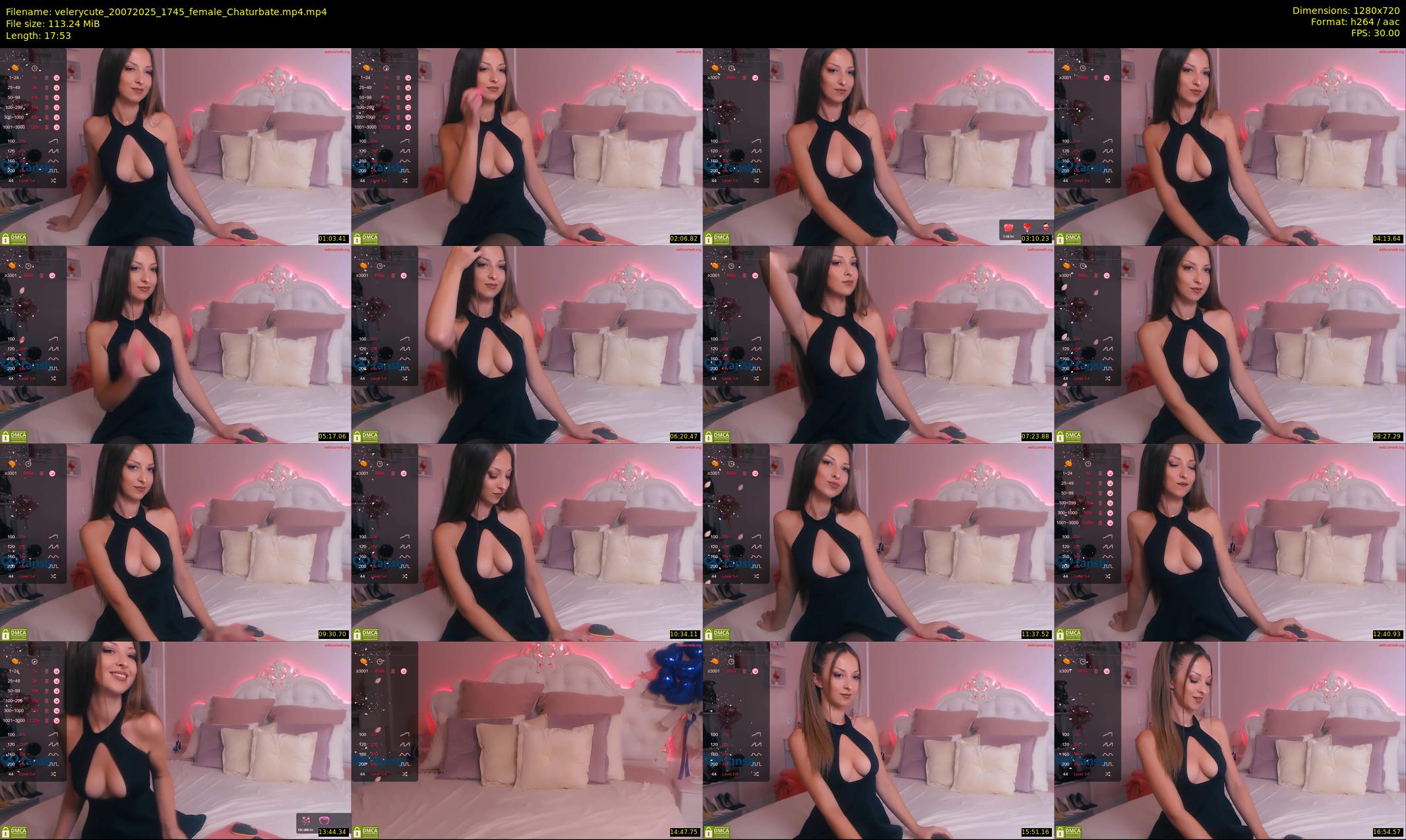velerycute — 18 minute Chaturbate female cam show recording, 720p, Jul 20, 2025