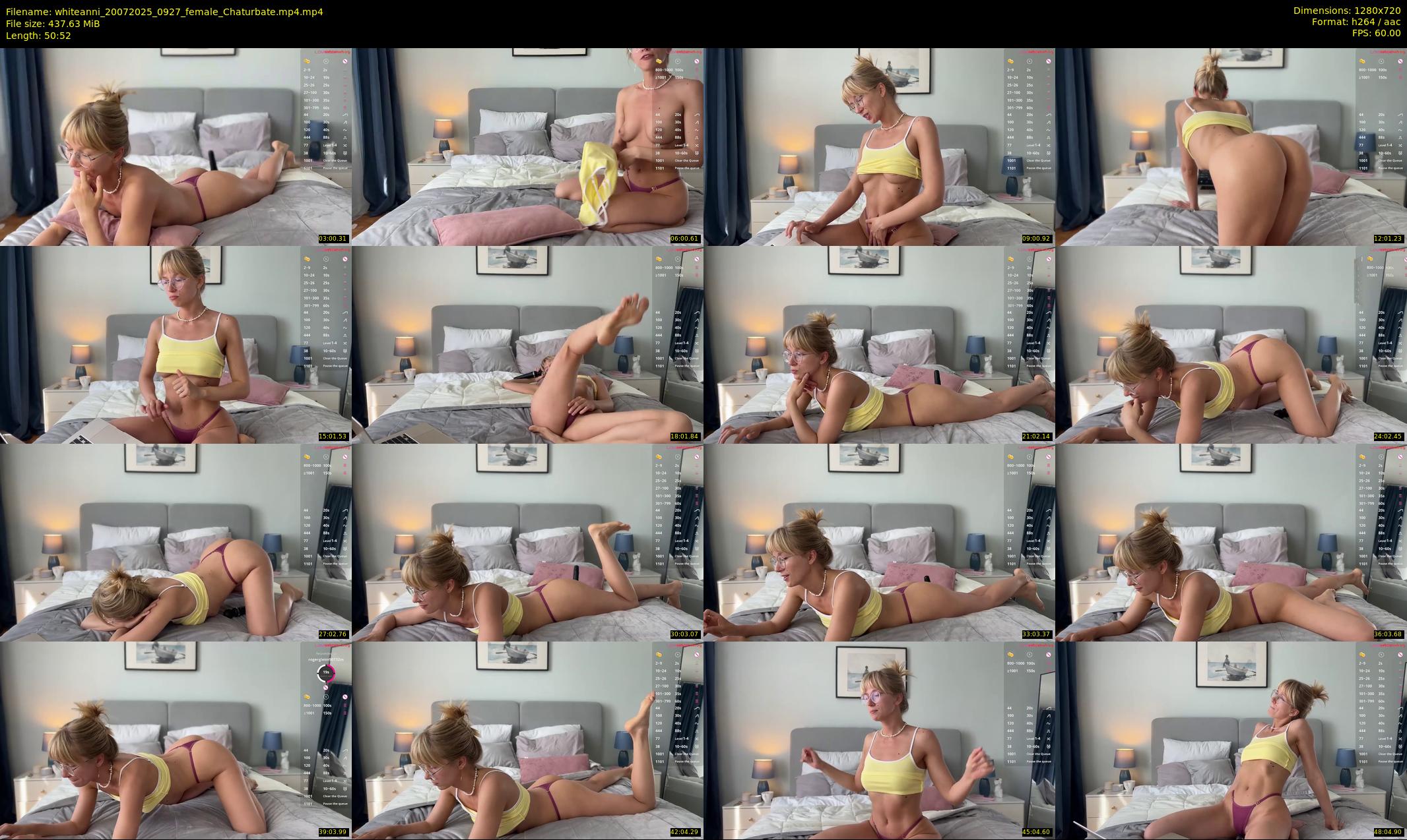 whiteanni — 51 minute Chaturbate female cam show recording, 720p, Jul 20, 2025
