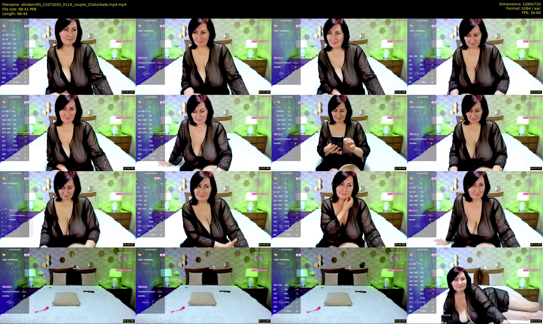 xlindamilfx — 9 minute Chaturbate female cam show recording, 720p, Jul 21, 2025
