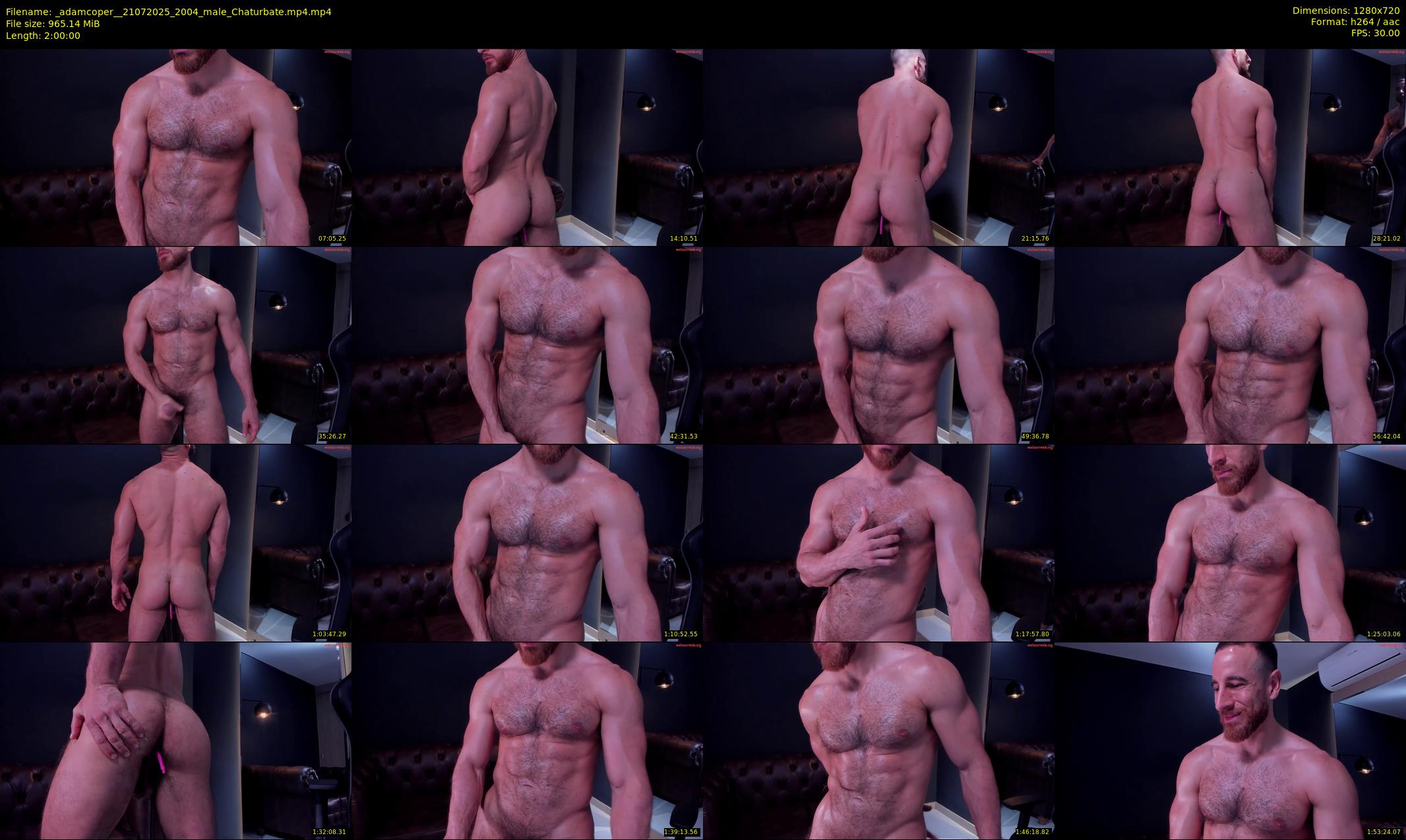 _adamcoper_ — 120 minute Chaturbate male cam show recording, 720p, Jul 21, 2025