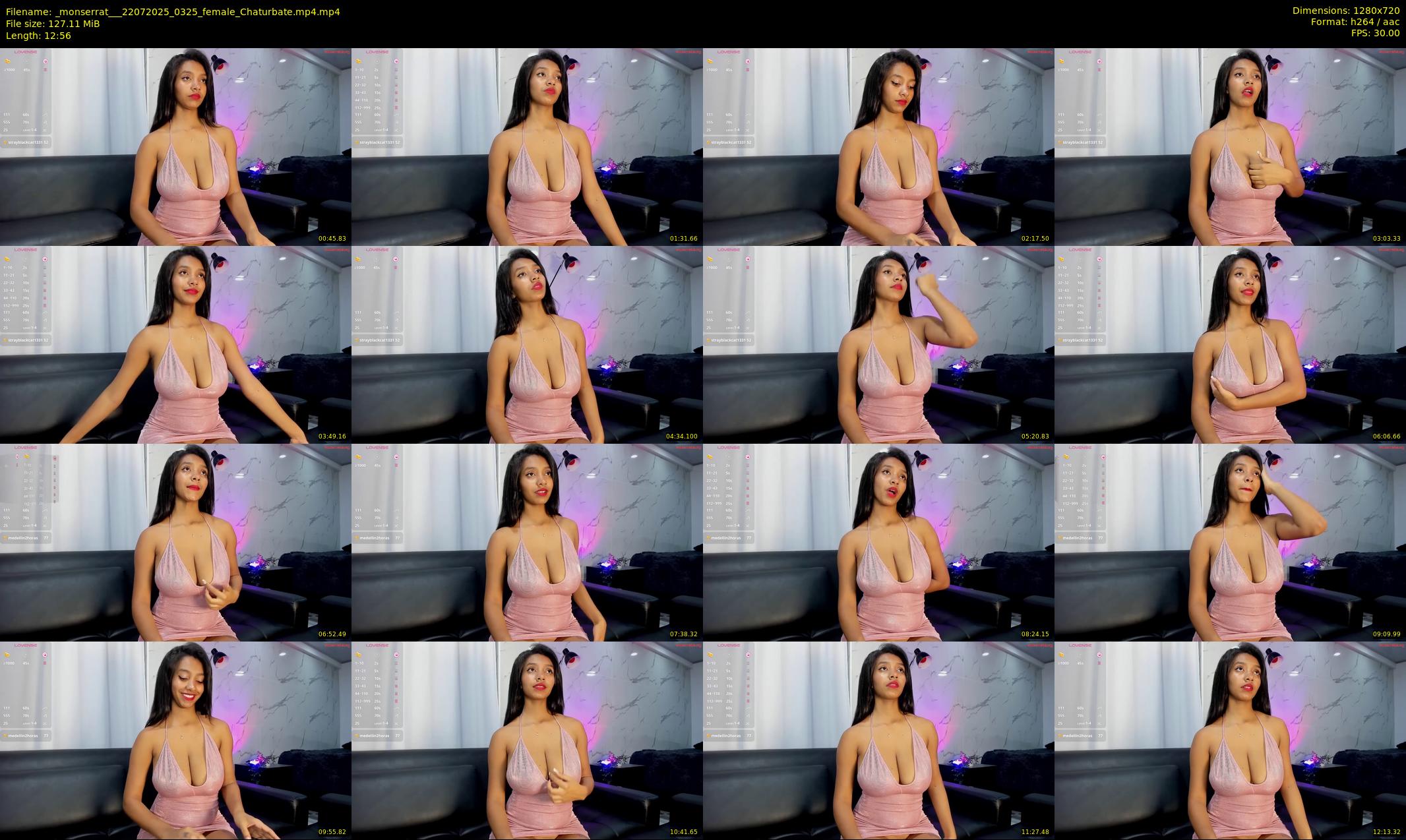 _monserrat__ — 13 minute Chaturbate female cam show recording, 720p, Jul 22, 2025