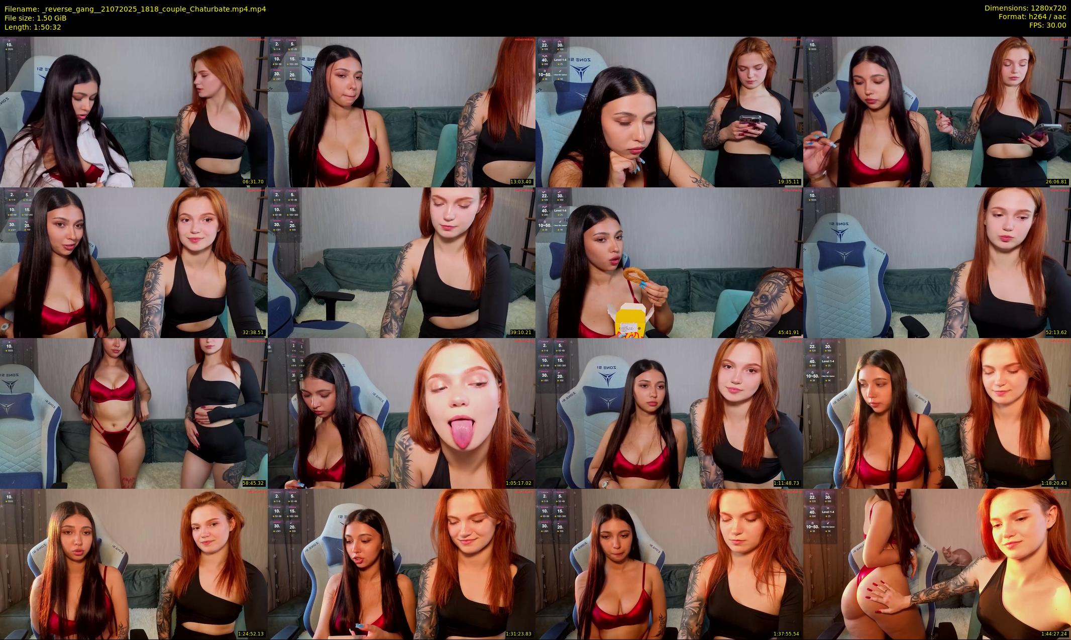 _reverse_gang_ — 111 minute Chaturbate couple cam show recording, 720p, Jul 21, 2025