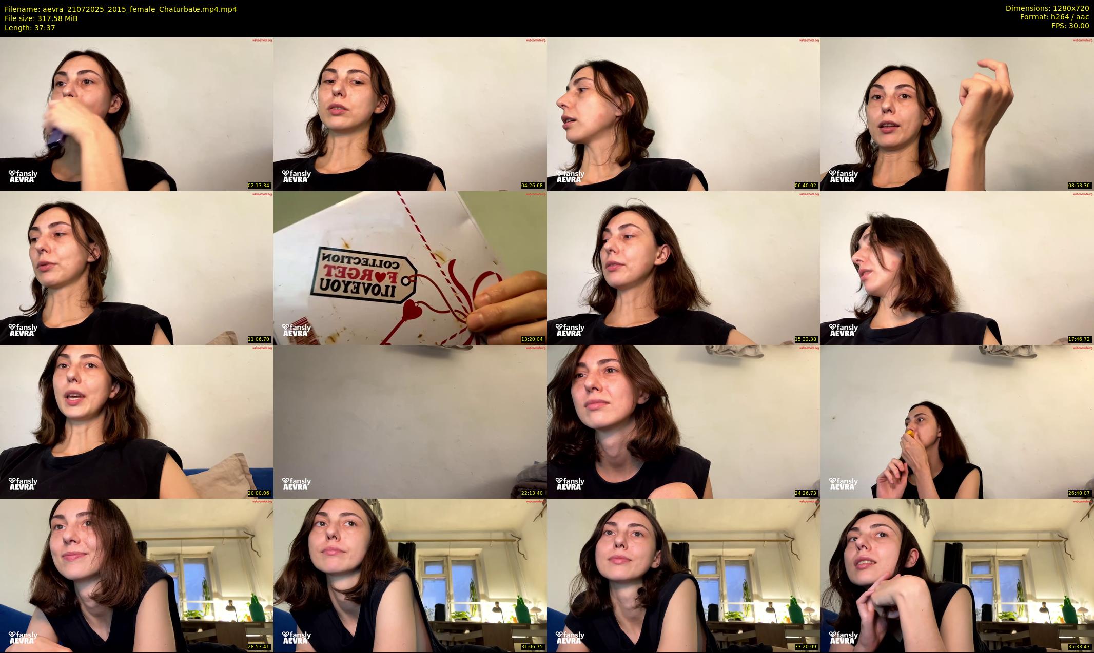 aevra — 38 minute Chaturbate female cam show recording, 720p, Jul 21, 2025