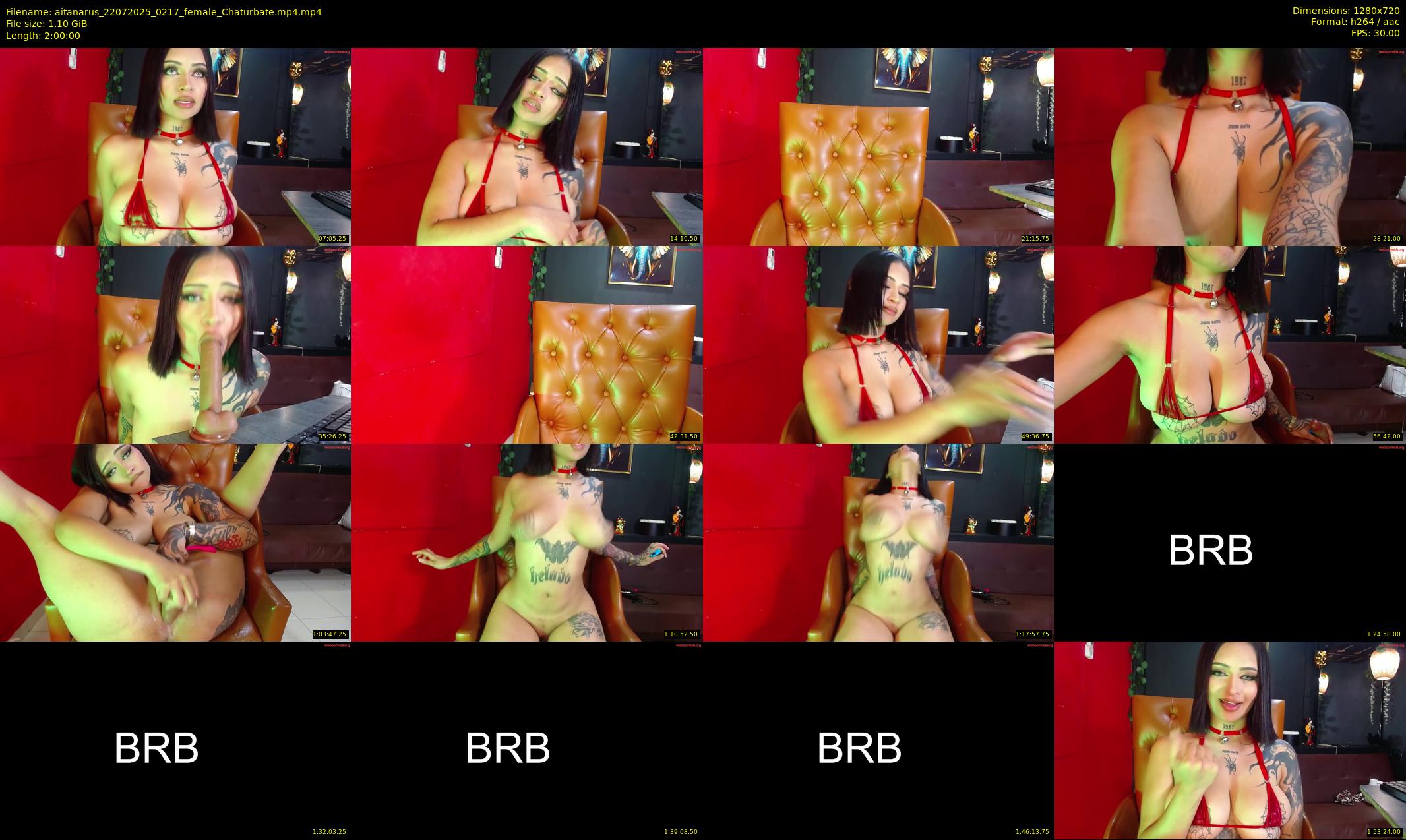 aitanarus — 120 minute Chaturbate female cam show recording, 720p, Jul 22, 2025