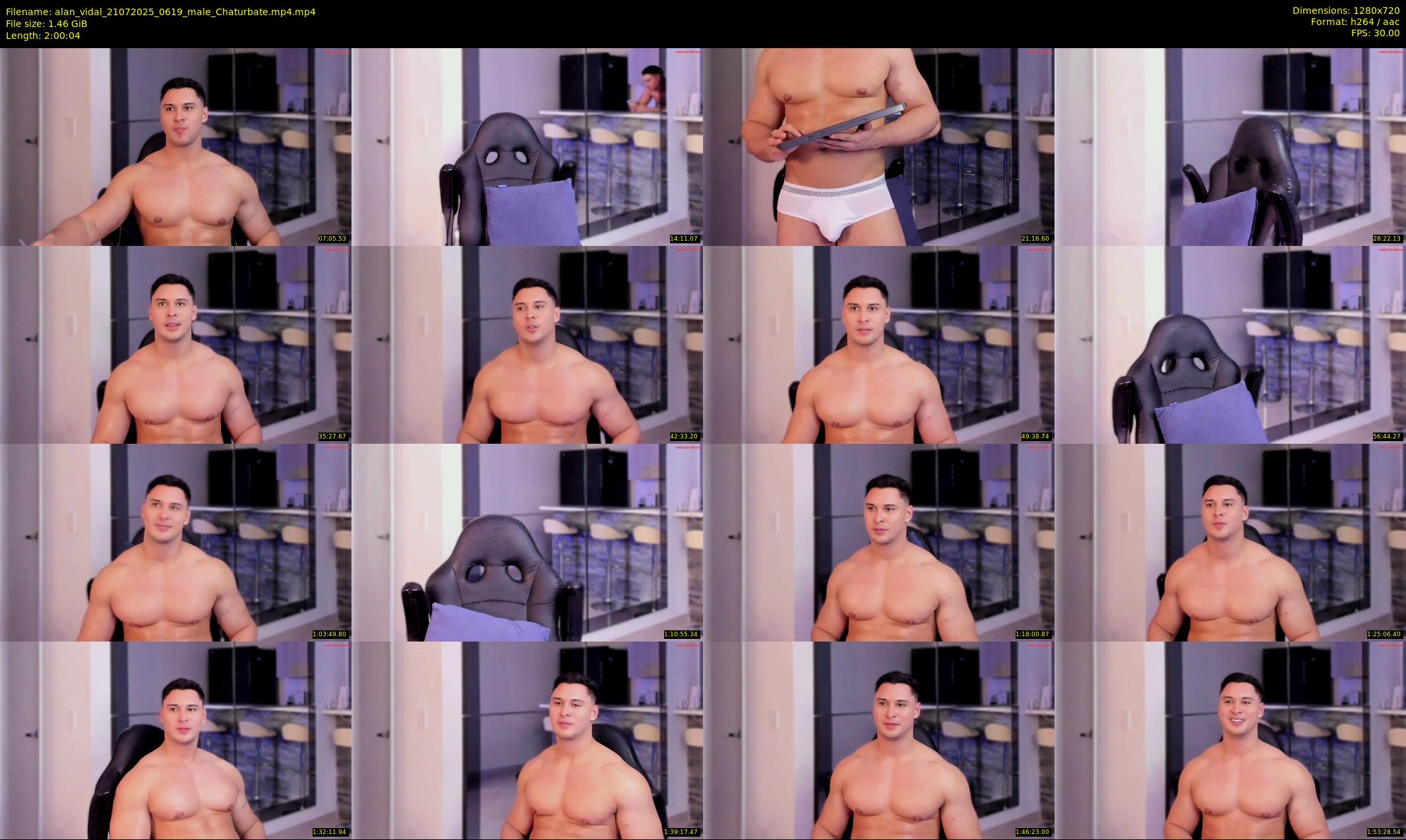 alan_vidal — 121 minute Chaturbate male cam show recording, 720p, Jul 21, 2025