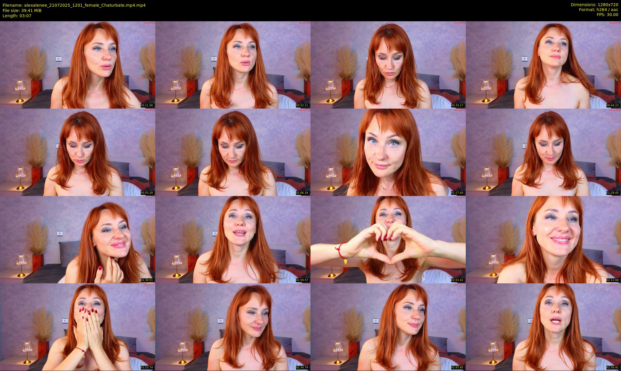 alexalenee — 4 minute Chaturbate female cam show recording, 720p, Jul 21, 2025