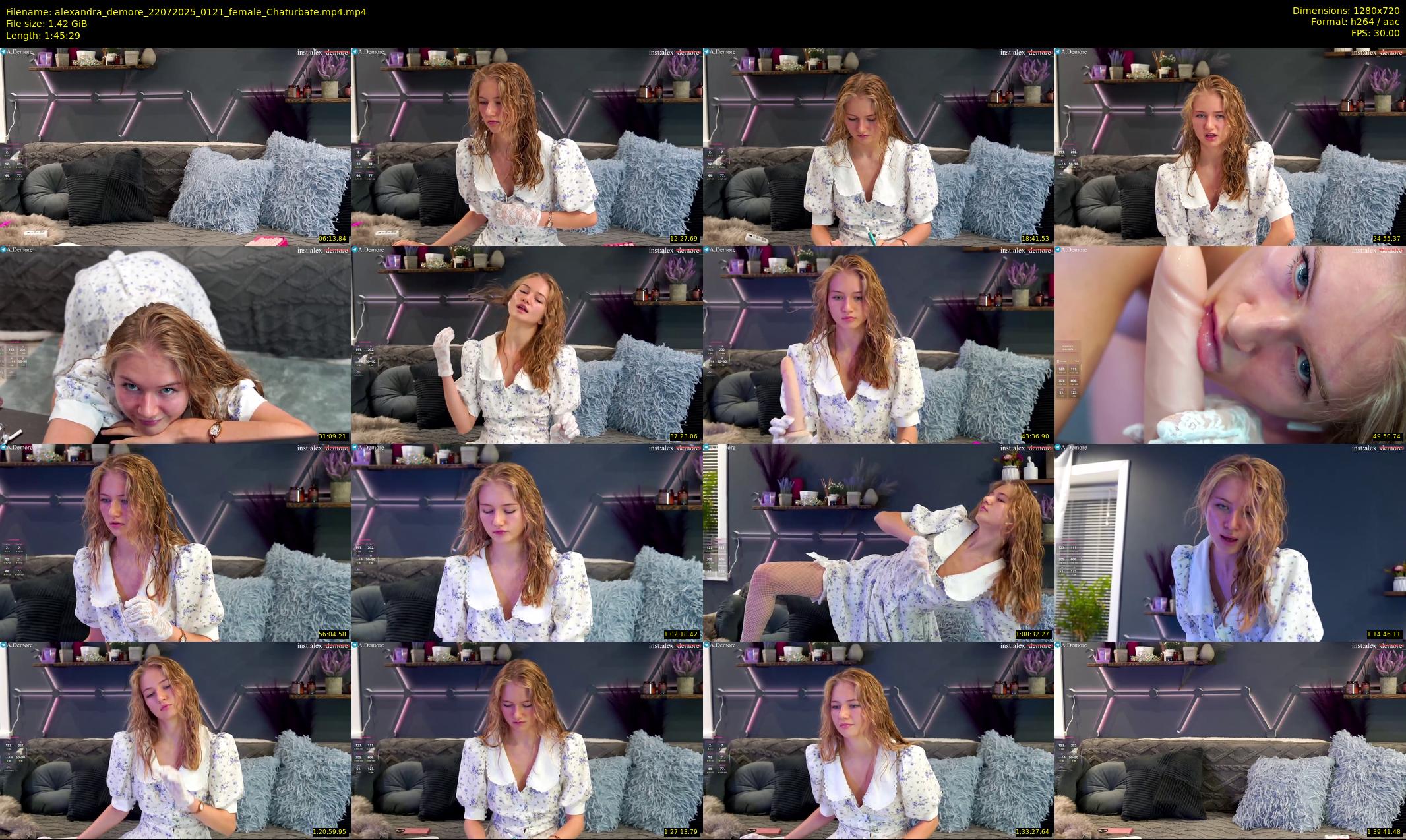 alexandra_demore — 106 minute Chaturbate female cam show recording, 720p, Jul 22, 2025