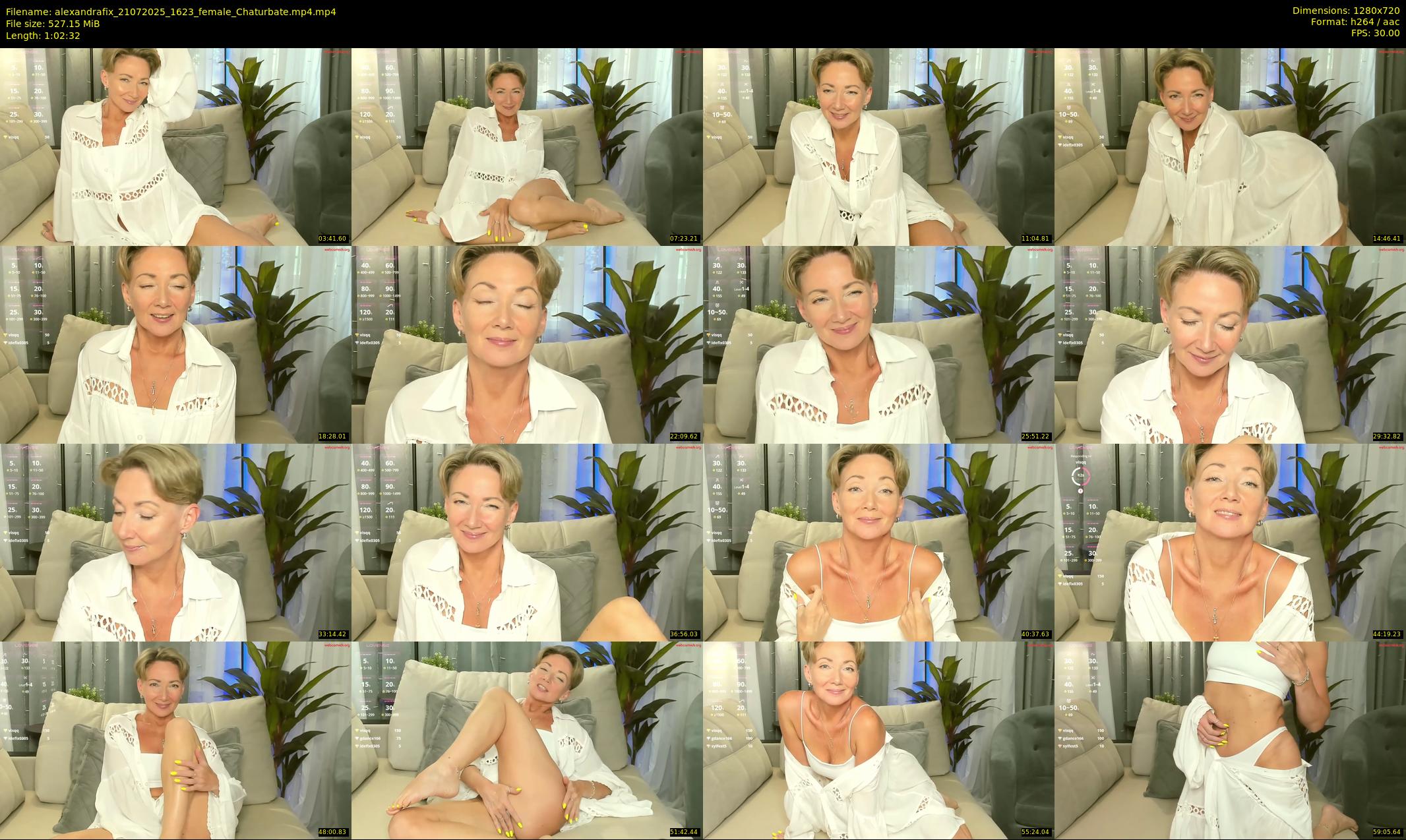 alexandrafix — 63 minute Chaturbate female cam show recording, 720p, Jul 21, 2025