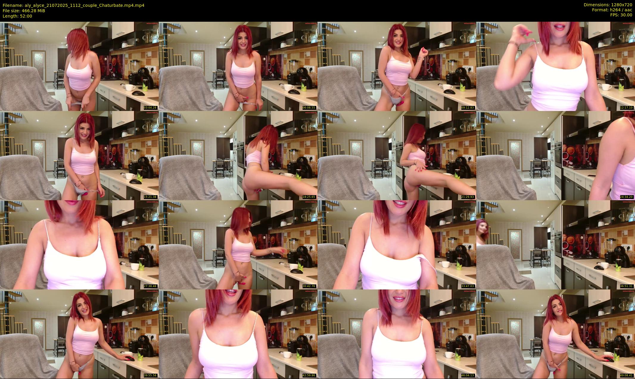 aly_alyce — 52 minute Chaturbate female cam show recording, 720p, Jul 21, 2025