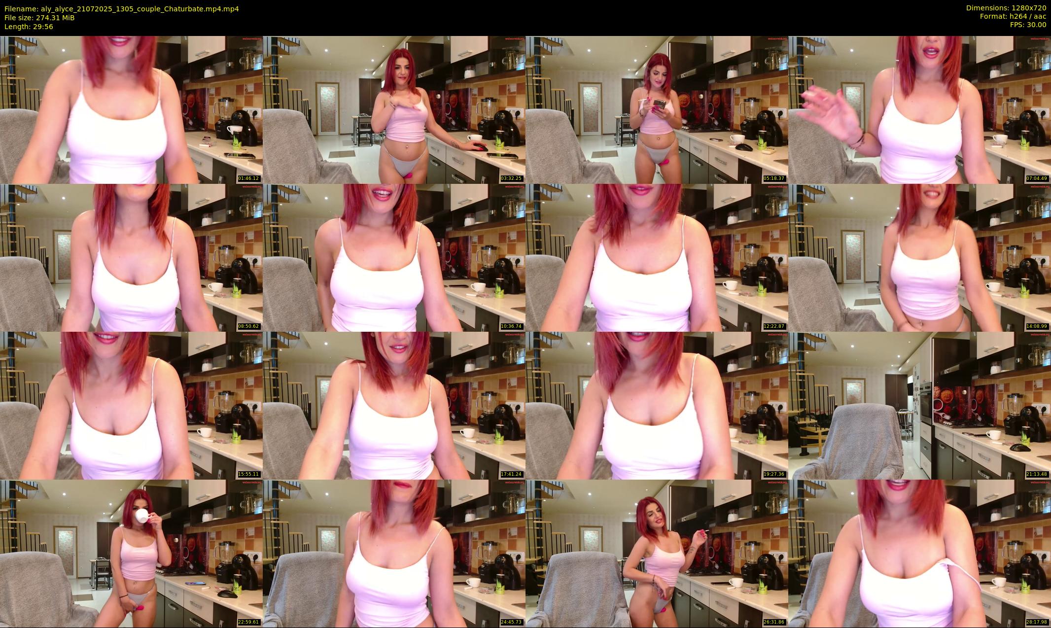 aly_alyce — 30 minute Chaturbate female cam show recording, 720p, Jul 21, 2025