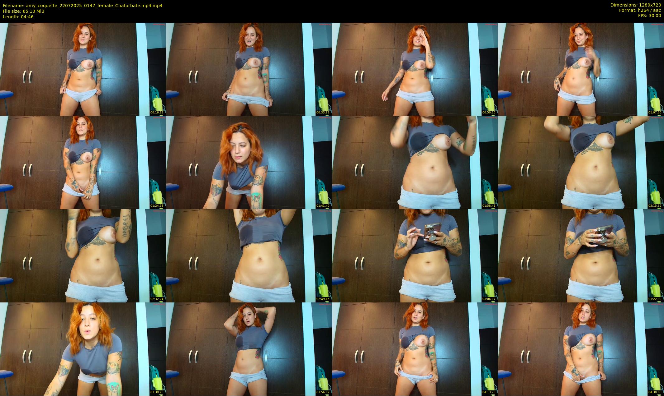 amy_coquette — 5 minute Chaturbate female cam show recording, 720p, Jul 22, 2025