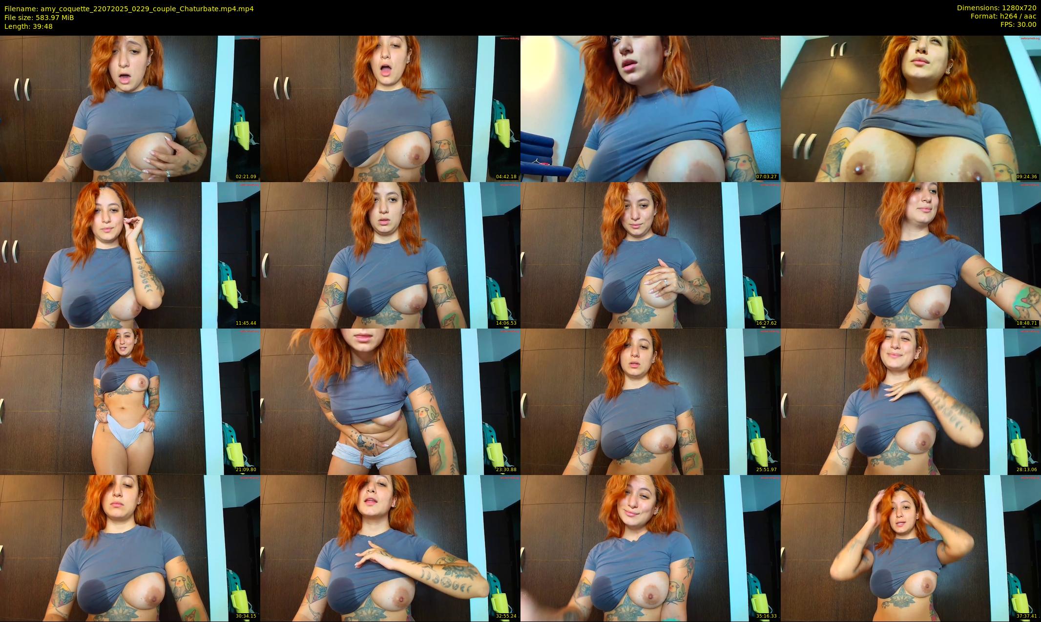 amy_coquette — 40 minute Chaturbate female cam show recording, 720p, Jul 22, 2025