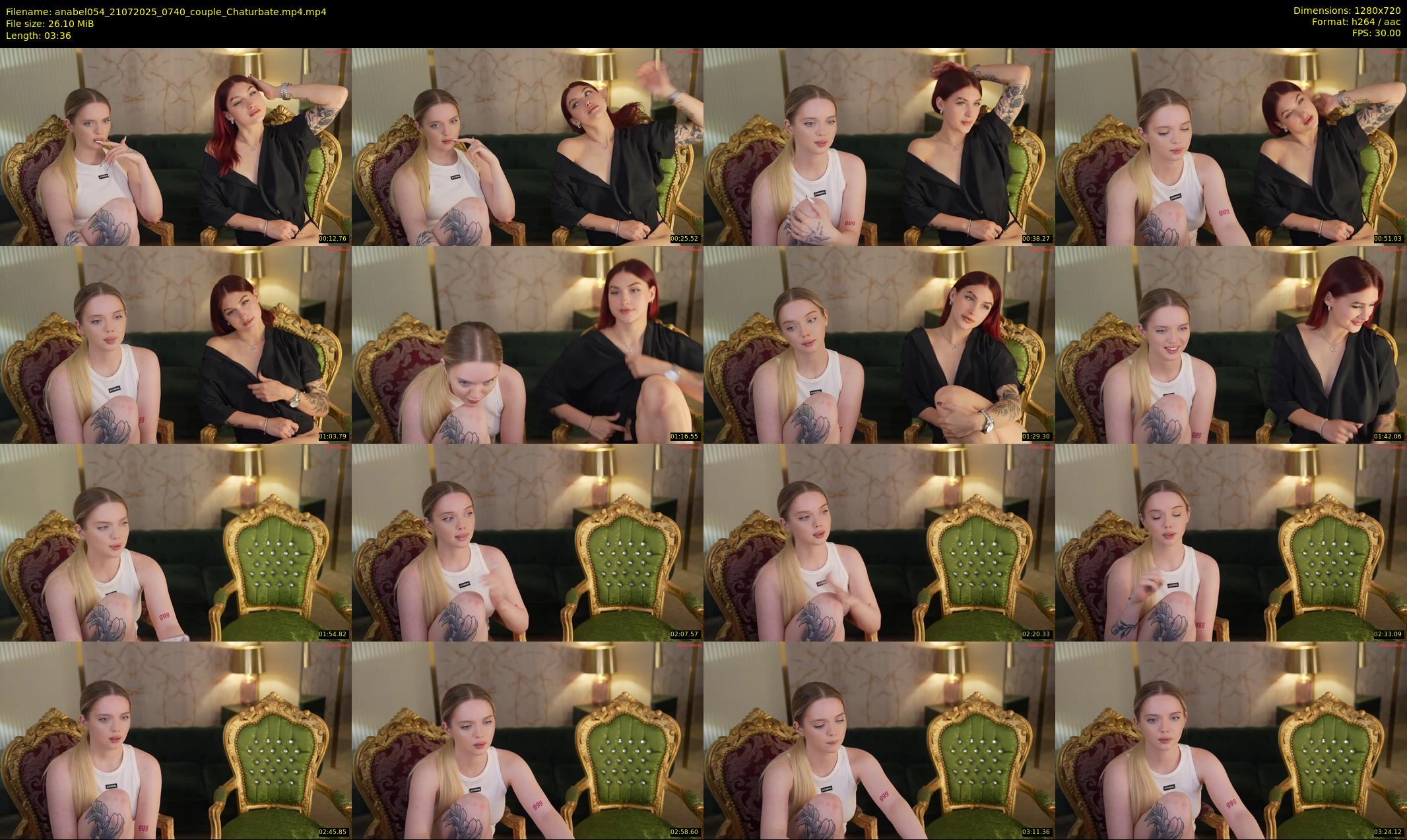 anabel054 — 4 minute Chaturbate female cam show recording, 720p, Jul 21, 2025