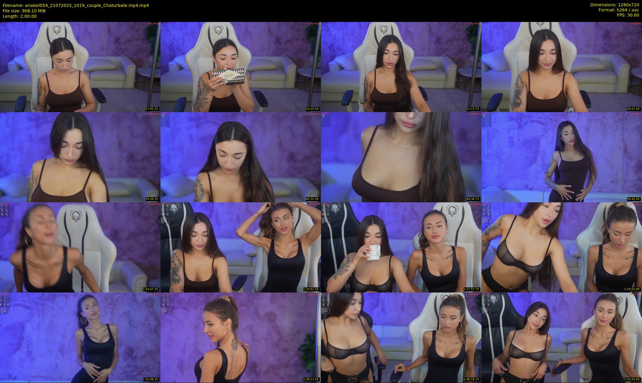 anabel054 — 120 minute Chaturbate female cam show recording, 720p, Jul 21, 2025