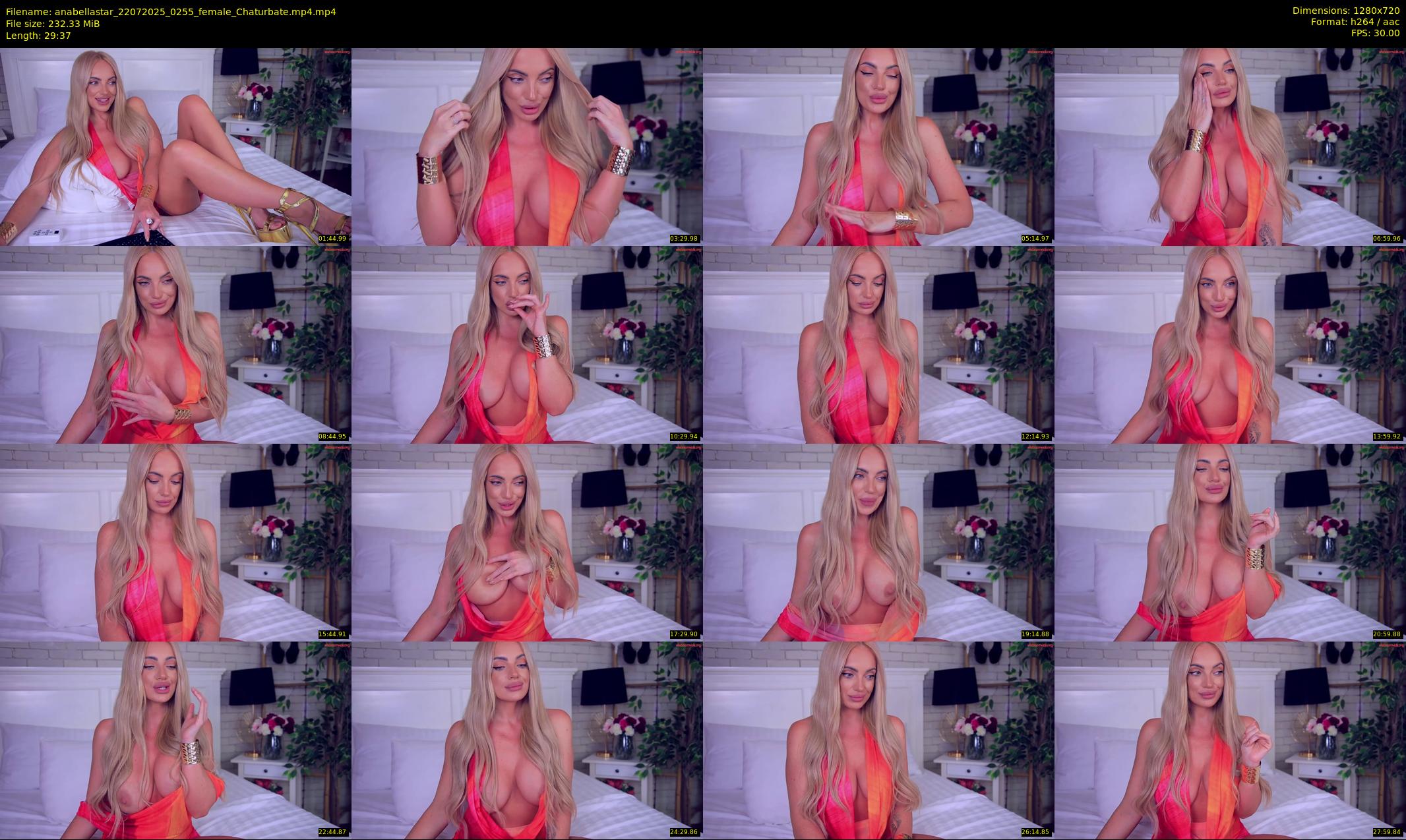 anabellastar — 30 minute Chaturbate female cam show recording, 720p, Jul 22, 2025