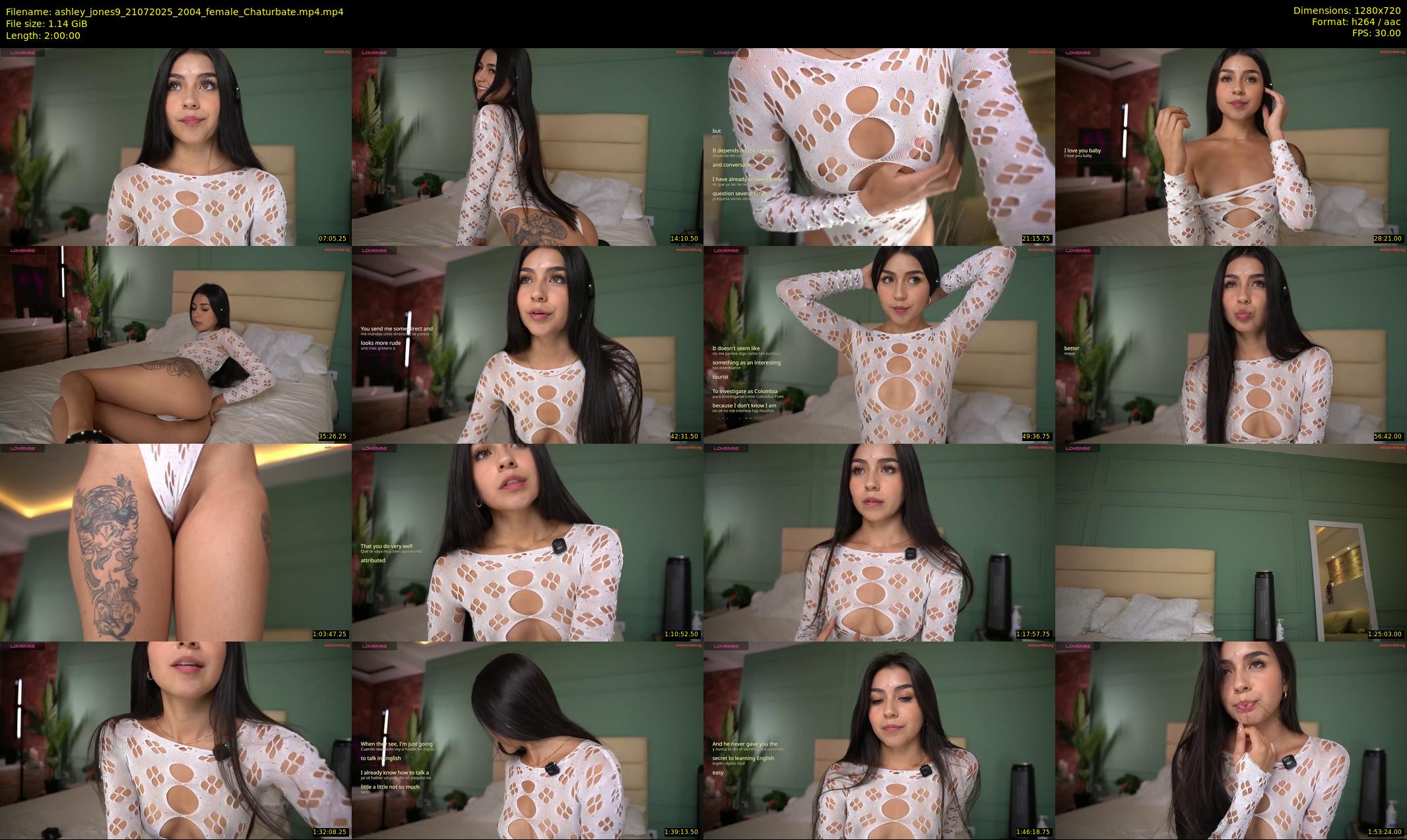 ashley_jones9 — 120 minute Chaturbate female cam show recording, 720p, Jul 21, 2025