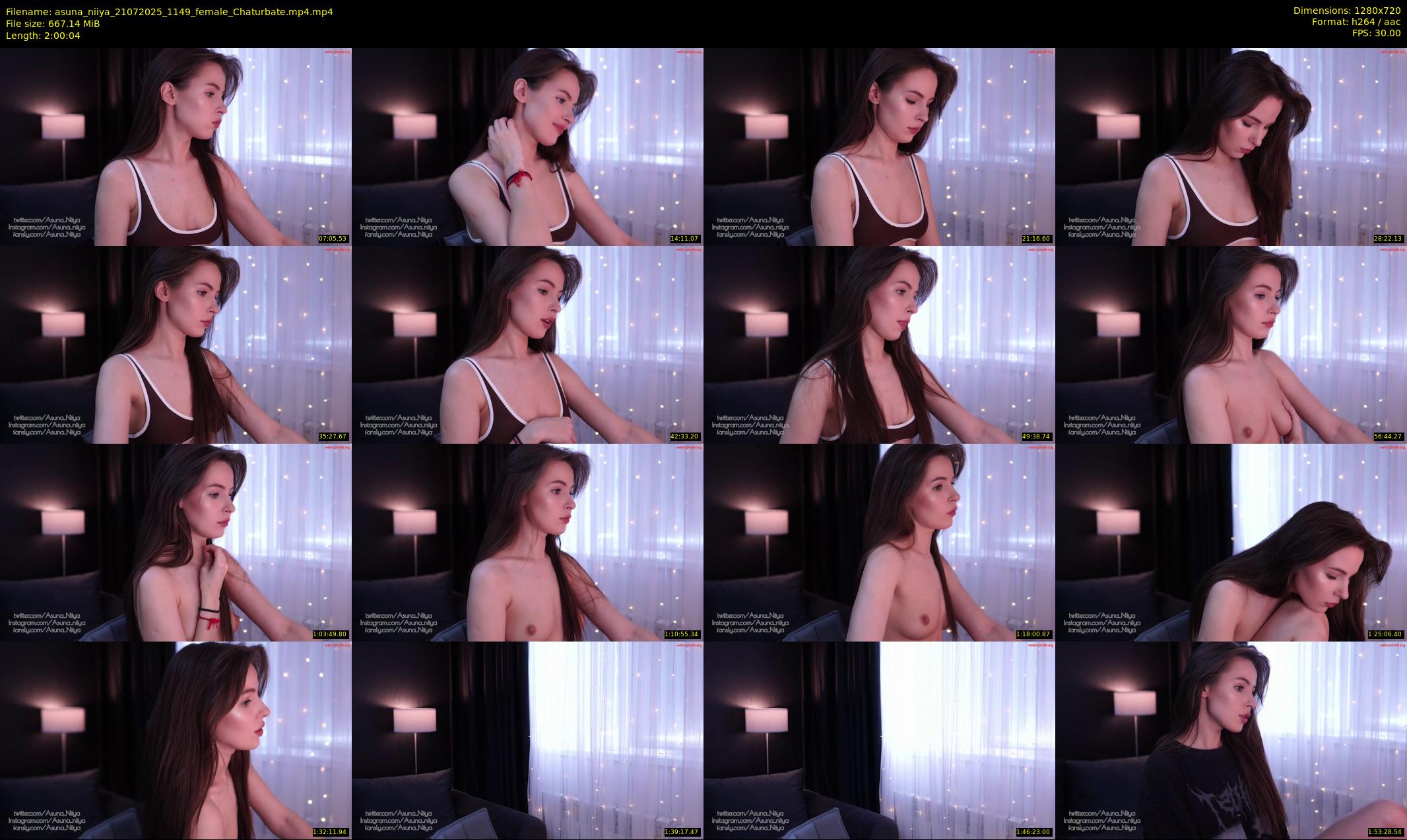 asuna_niiya — 121 minute Chaturbate couple cam show recording, 720p, Jul 21, 2025