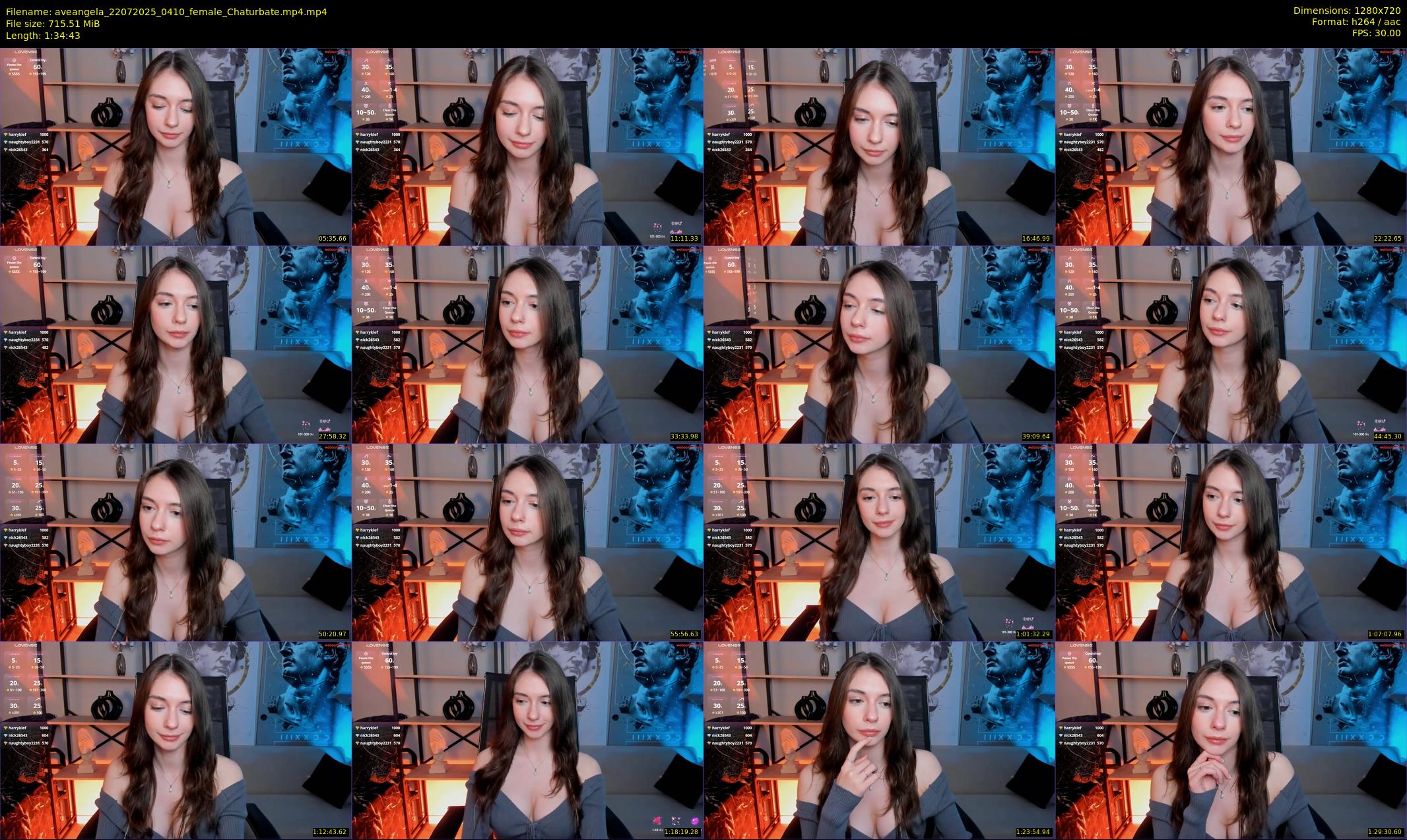 aveangela — 95 minute Chaturbate couple cam show recording, 720p, Jul 22, 2025