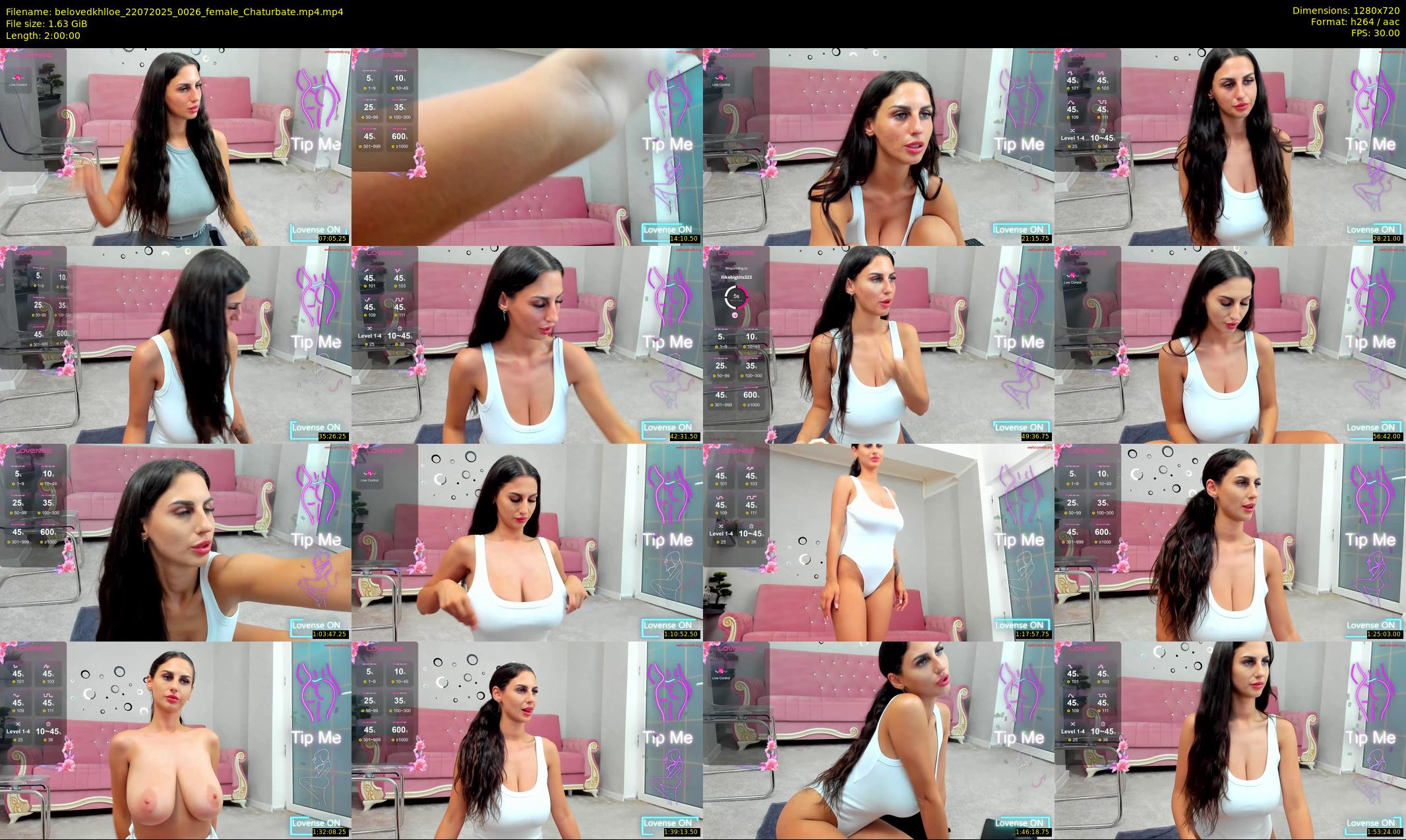 belovedkhlloe — 120 minute Chaturbate female cam show recording, 720p, Jul 22, 2025