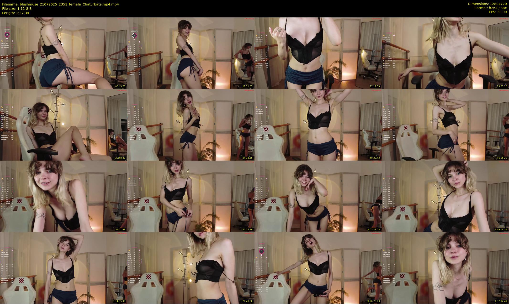 blushmuse — 98 minute Chaturbate female cam show recording, 720p, Jul 21, 2025