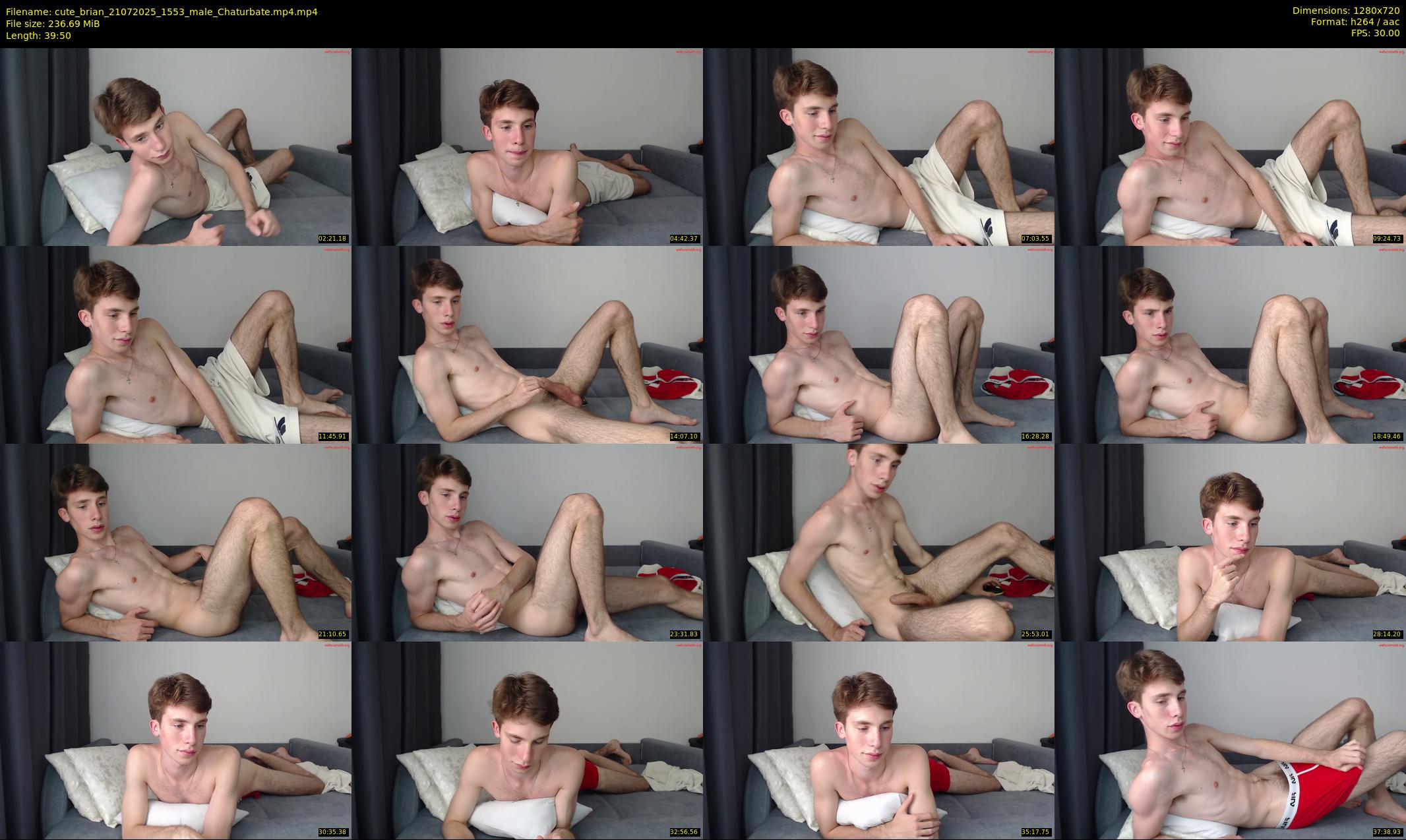 cute_brian — 40 minute Chaturbate male cam show recording, 720p, Jul 21, 2025