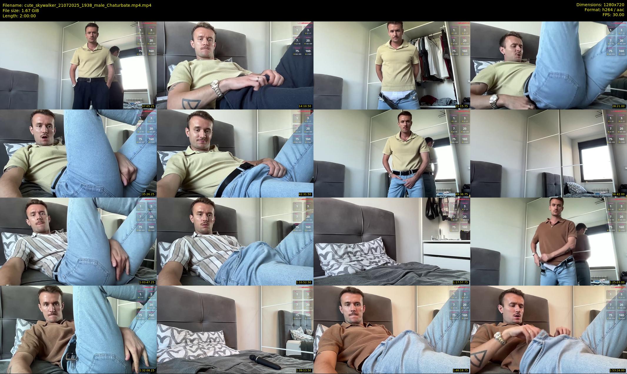 cute_skywalker — 120 minute Chaturbate male cam show recording, 720p, Jul 21, 2025