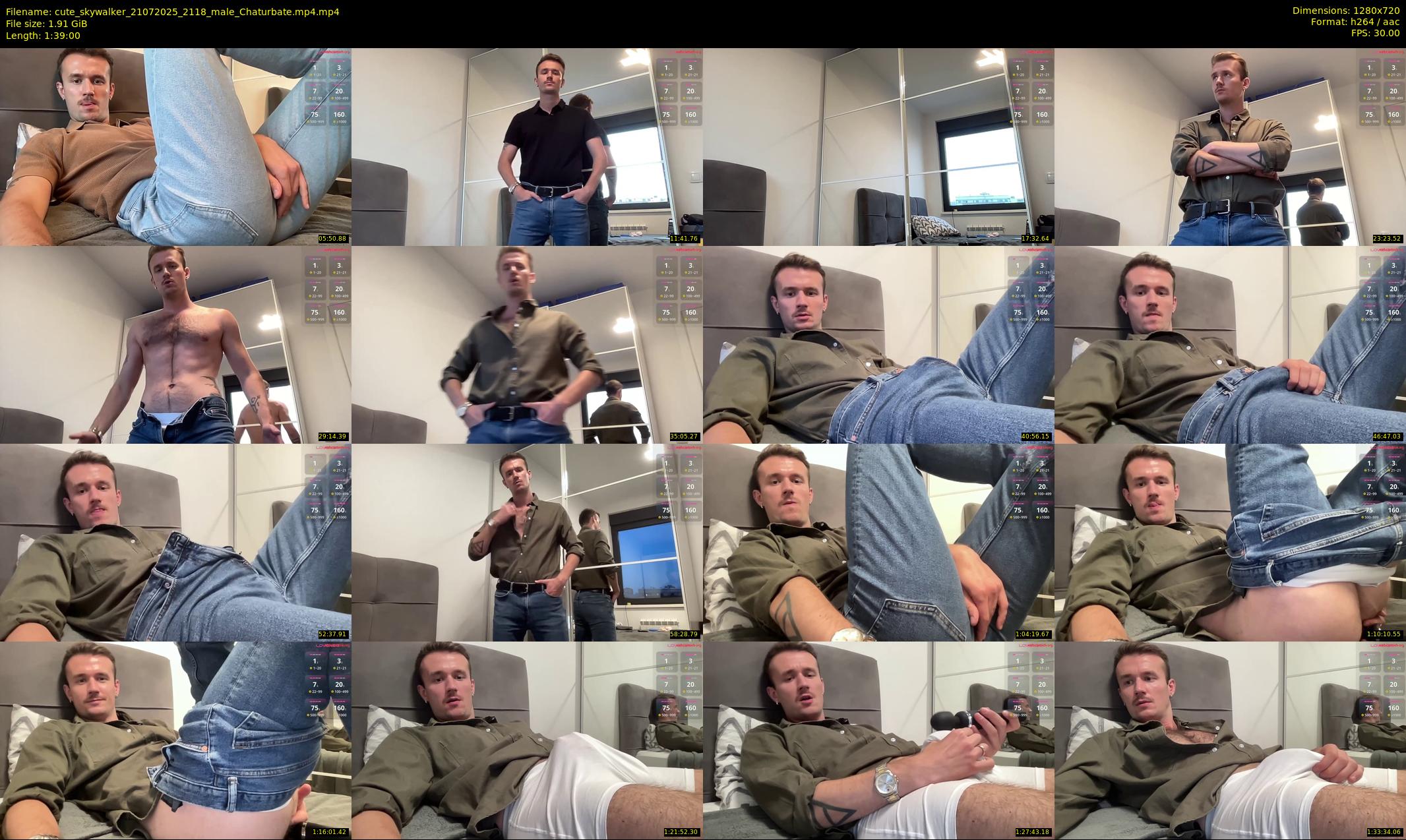 cute_skywalker — 99 minute Chaturbate male cam show recording, 720p, Jul 21, 2025