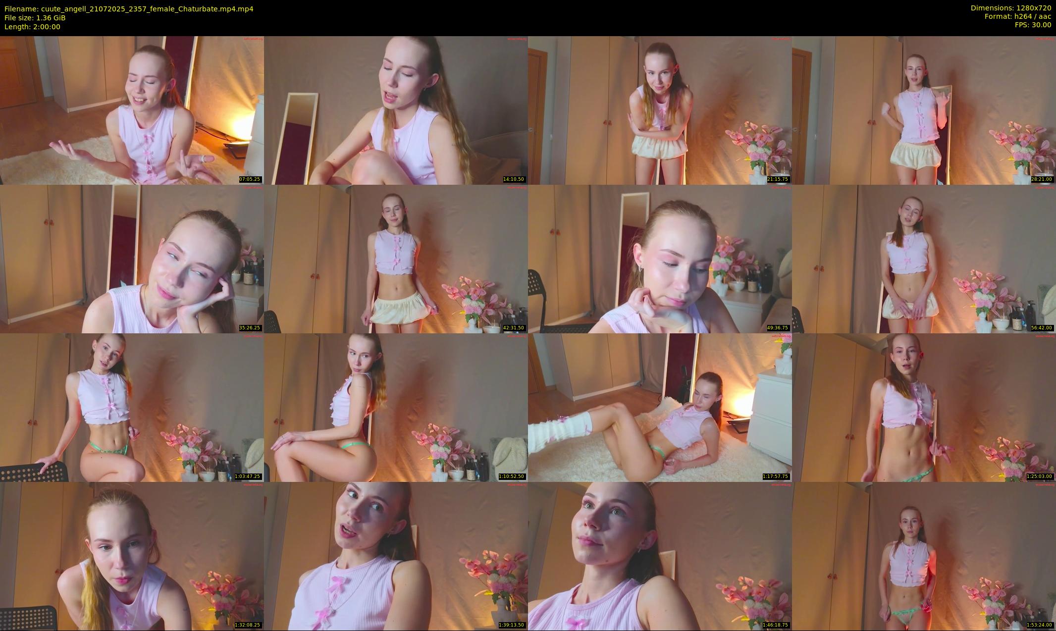 cuute_angell — 120 minute Chaturbate female cam show recording, 720p, Jul 21, 2025