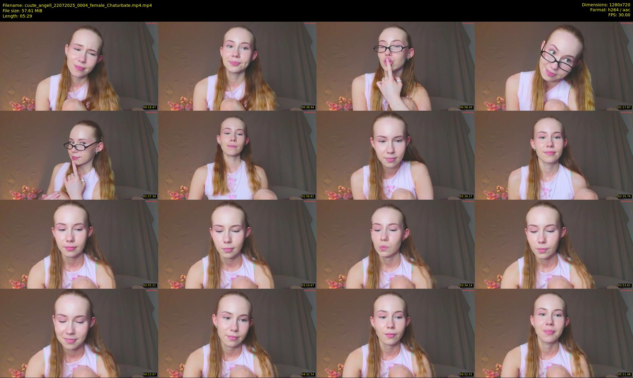 cuute_angell — 6 minute Chaturbate female cam show recording, 720p, Jul 22, 2025