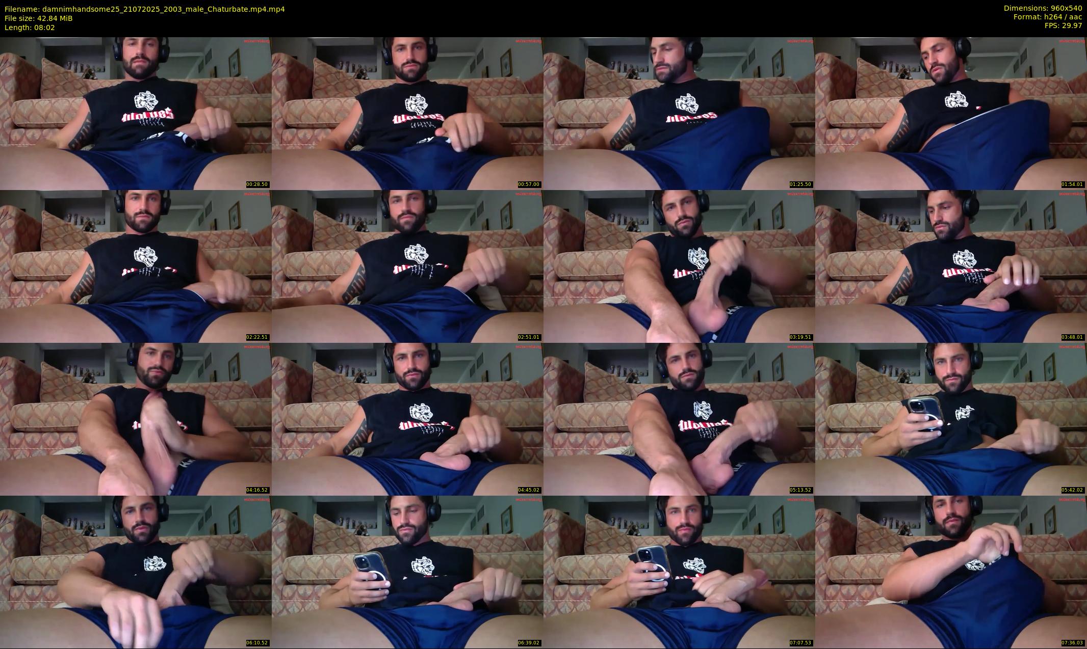 damnimhandsome25 — 9 minute Chaturbate male cam show recording, 480p, Jul 21, 2025