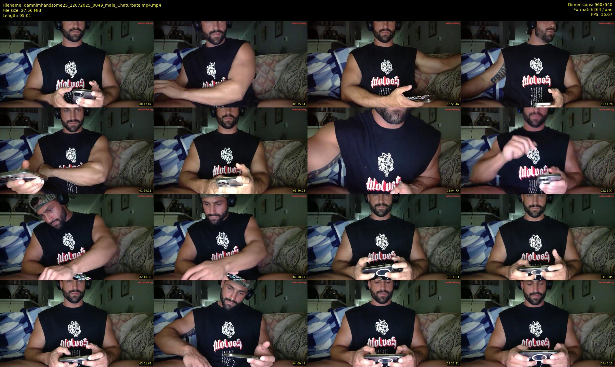 damnimhandsome25 — 6 minute Chaturbate male cam show recording, 480p, Jul 22, 2025