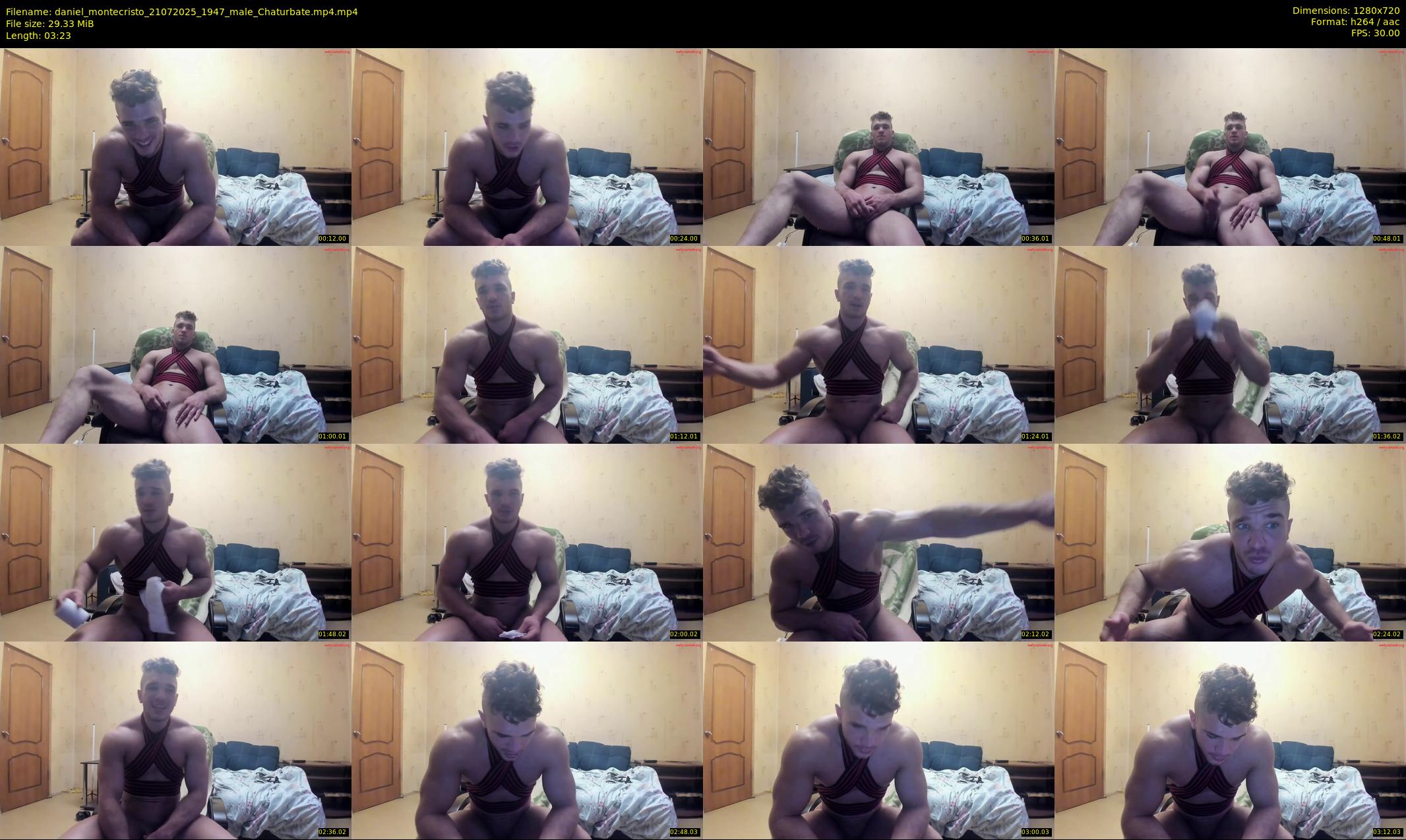 daniel_montecristo — 4 minute Chaturbate male cam show recording, 720p, Jul 21, 2025