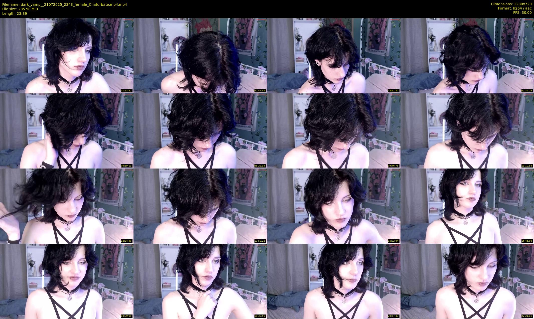 dark_vamp_ — 24 minute Chaturbate female cam show recording, 720p, Jul 21, 2025