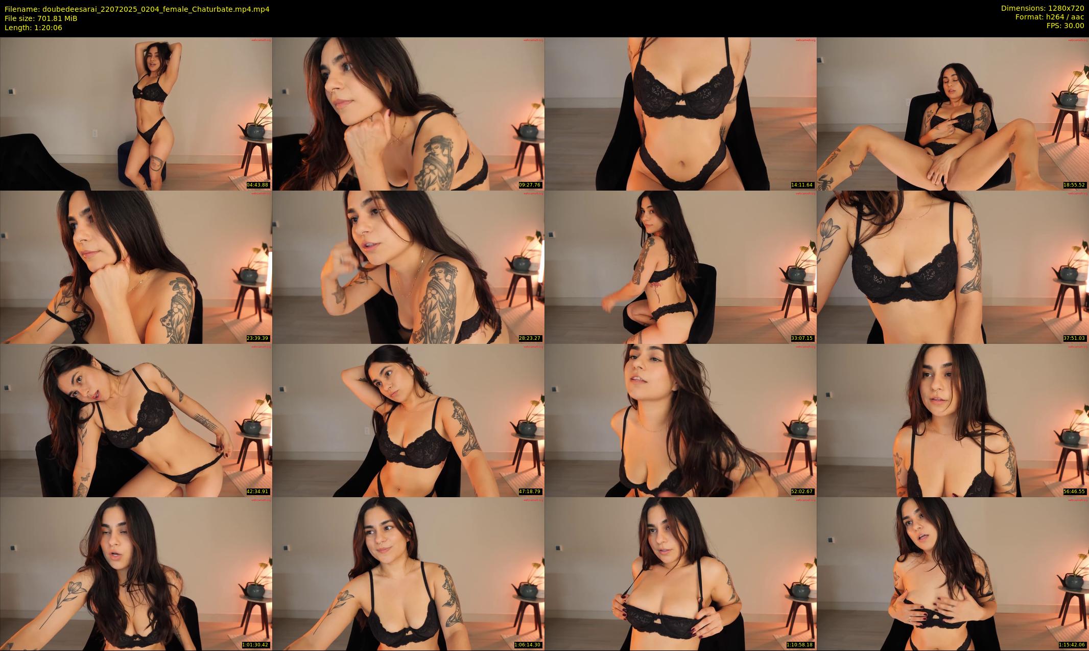 doubedeesarai — 81 minute Chaturbate female cam show recording, 720p, Jul 22, 2025