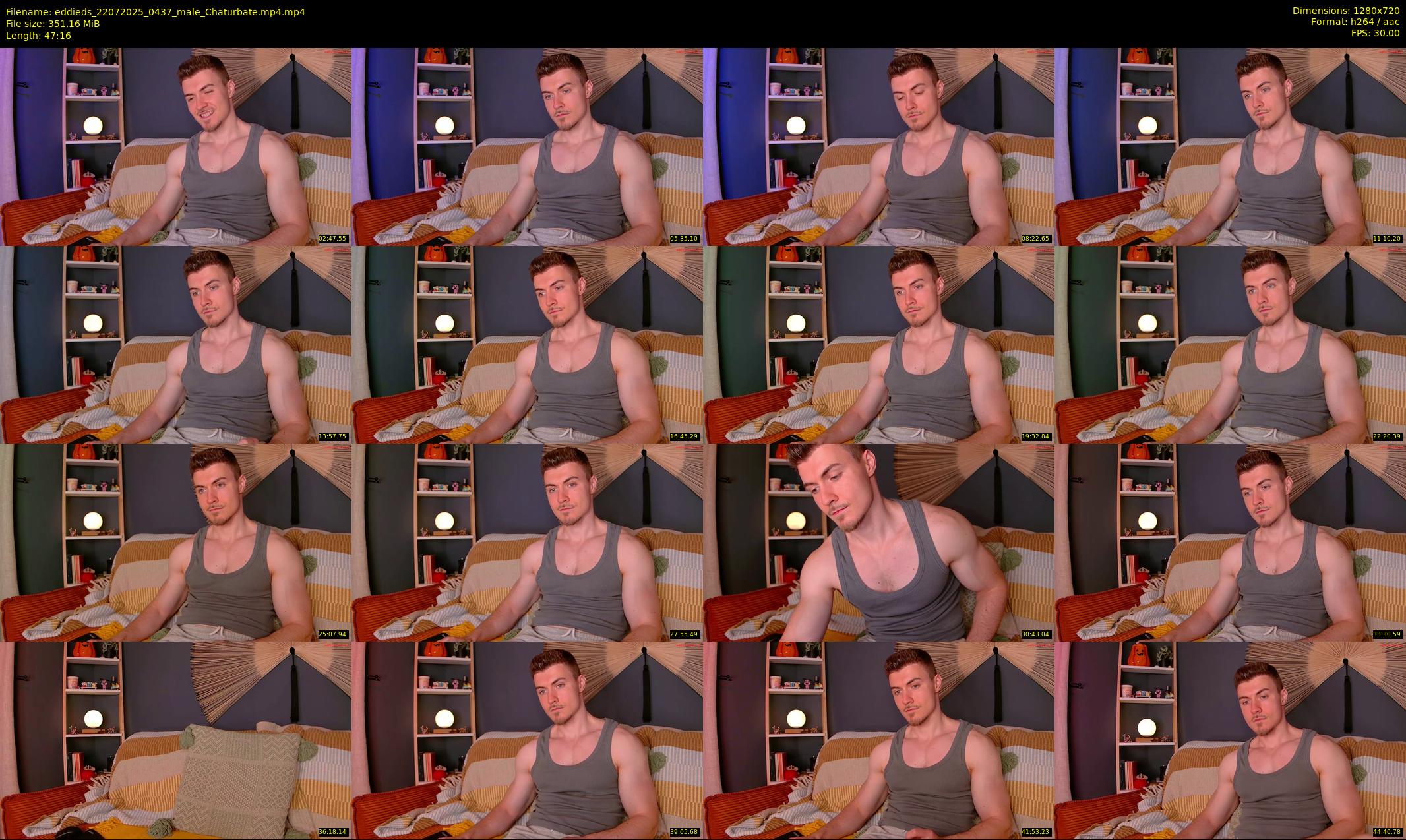 eddieds — 48 minute Chaturbate male cam show recording, 720p, Jul 22, 2025