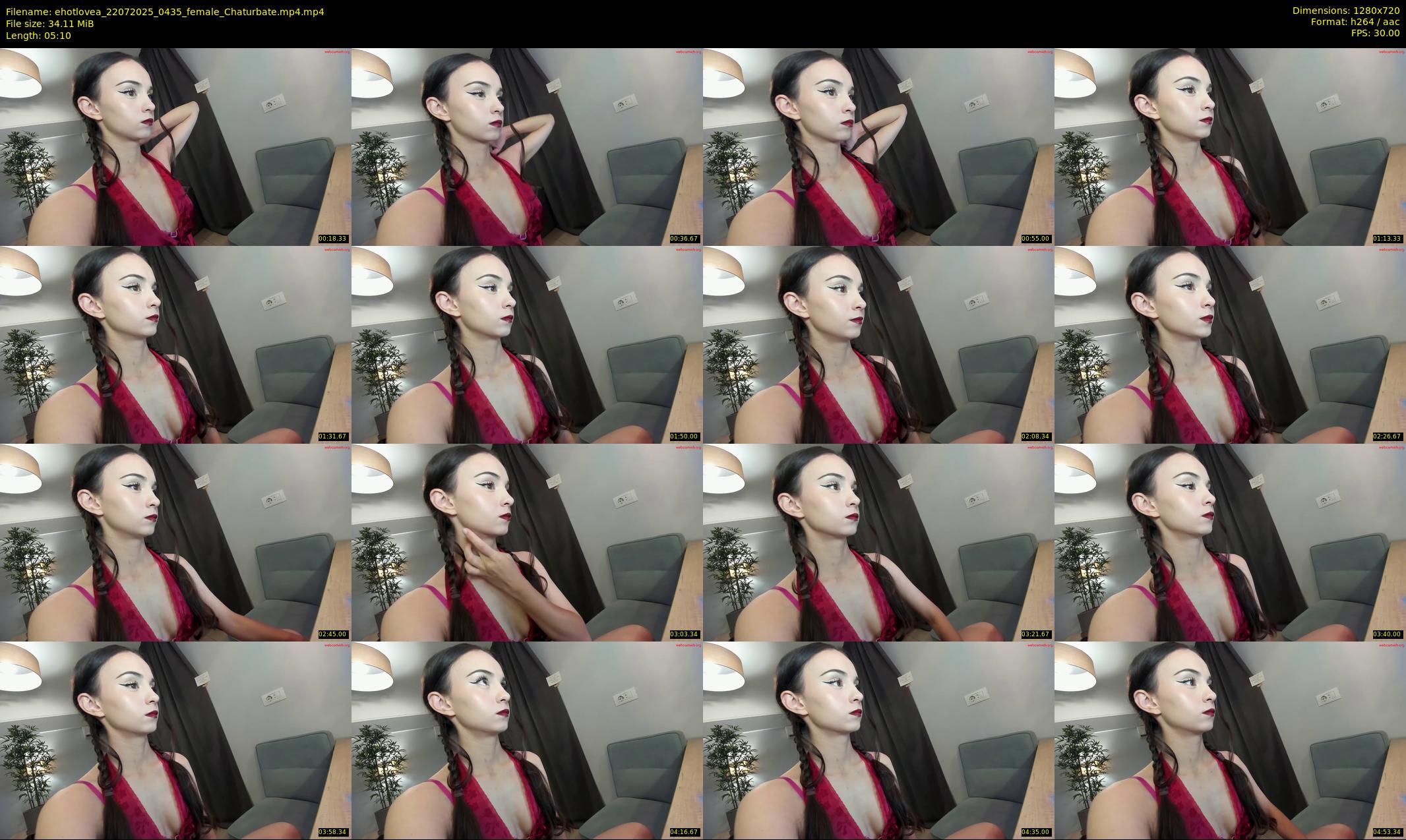 ehotlovea — 6 minute Chaturbate female cam show recording, 720p, Jul 22, 2025