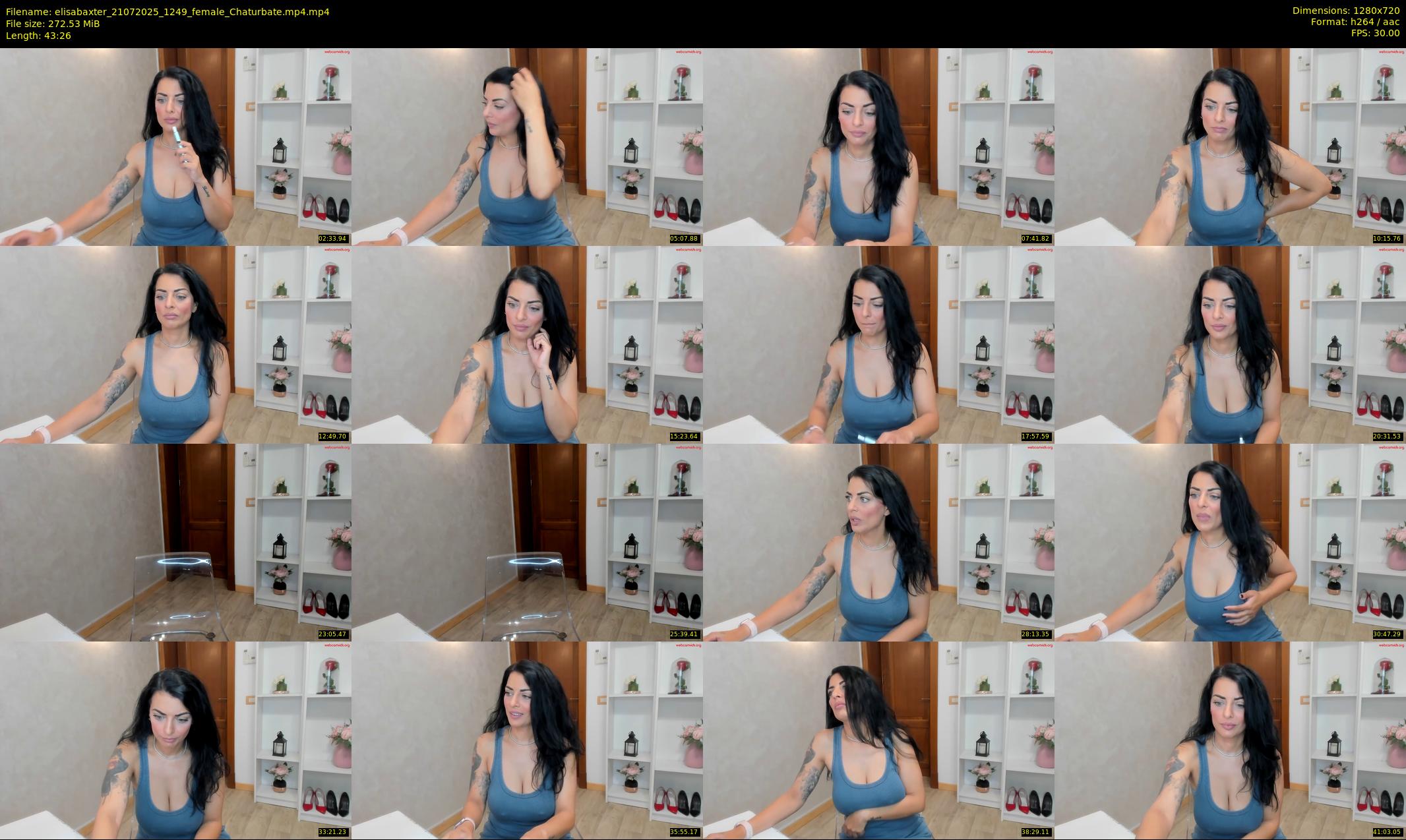 elisabaxter — 44 minute Chaturbate female cam show recording, 720p, Jul 21, 2025