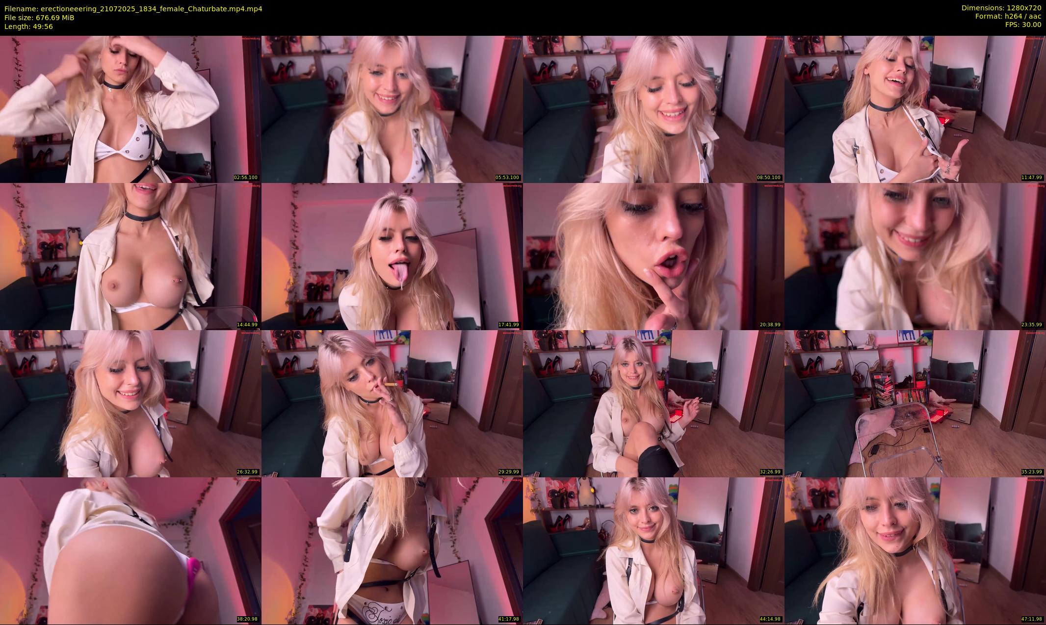 erectioneeering — 50 minute Chaturbate female cam show recording, 720p, Jul 21, 2025