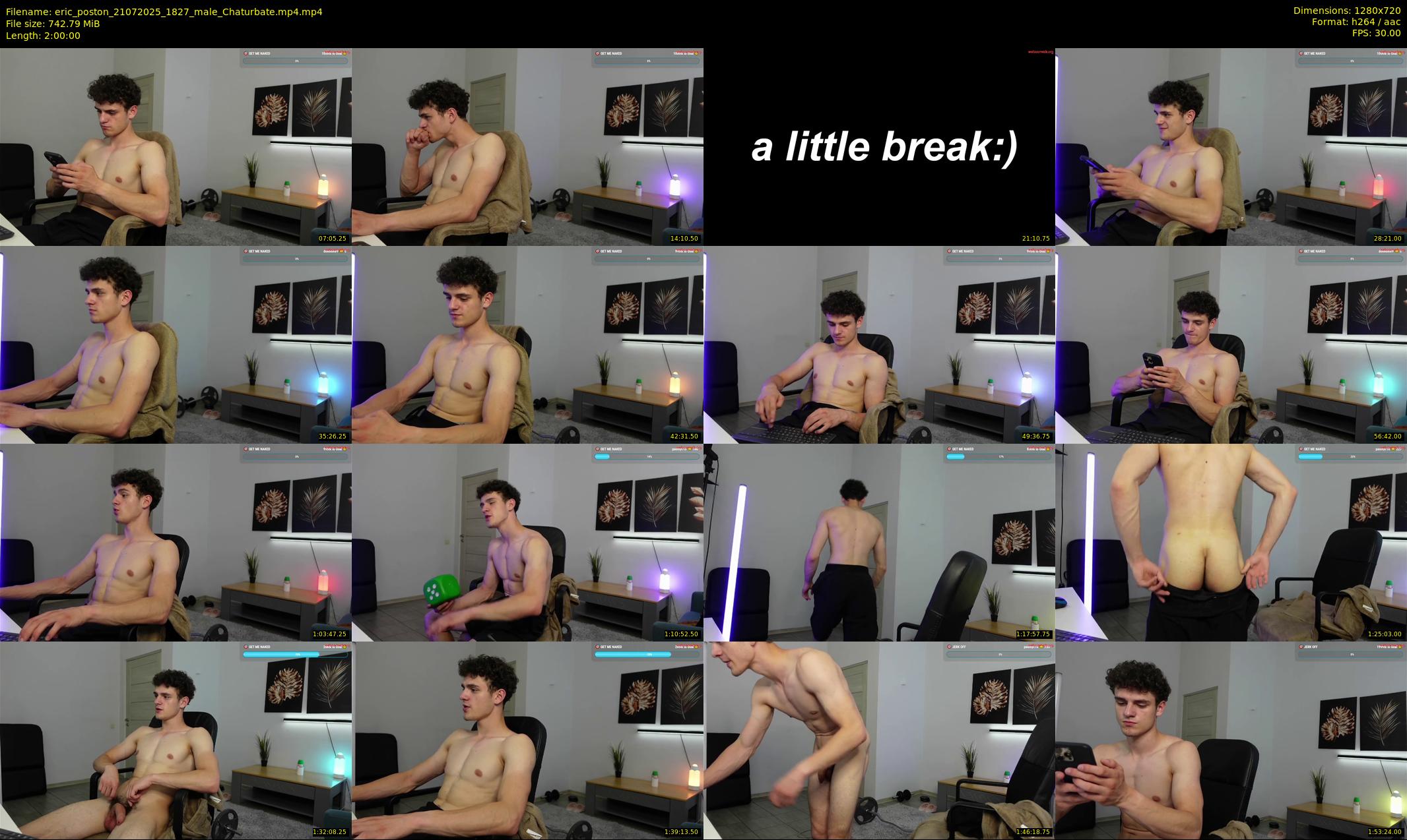 eric_poston — 120 minute Chaturbate male cam show recording, 720p, Jul 21, 2025