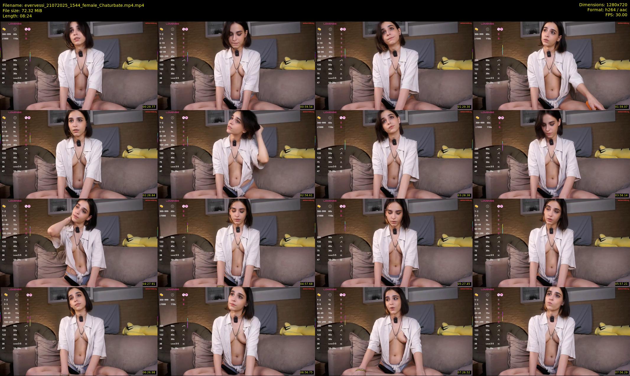 evervessi — 9 minute Chaturbate female cam show recording, 720p, Jul 21, 2025